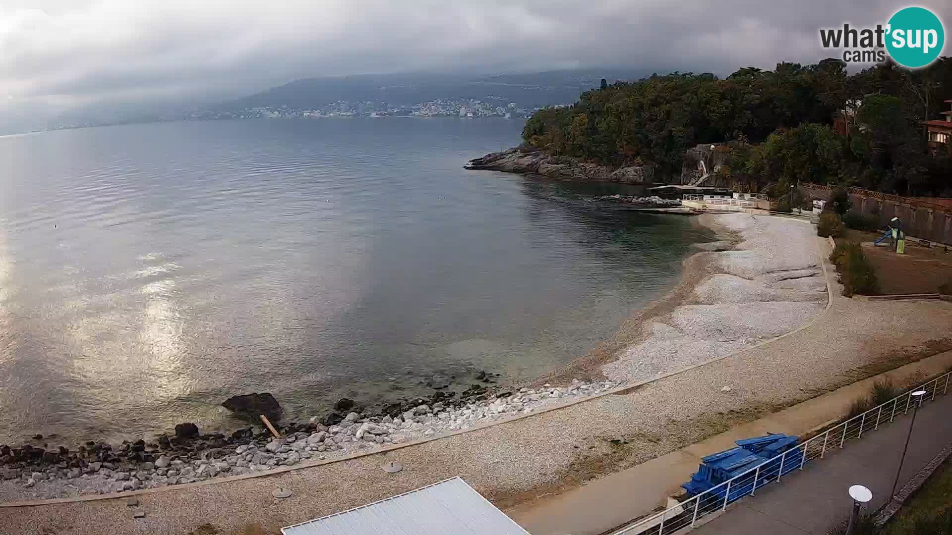 Reka Spletna kamera  plaža pri Bazenih Kantrida