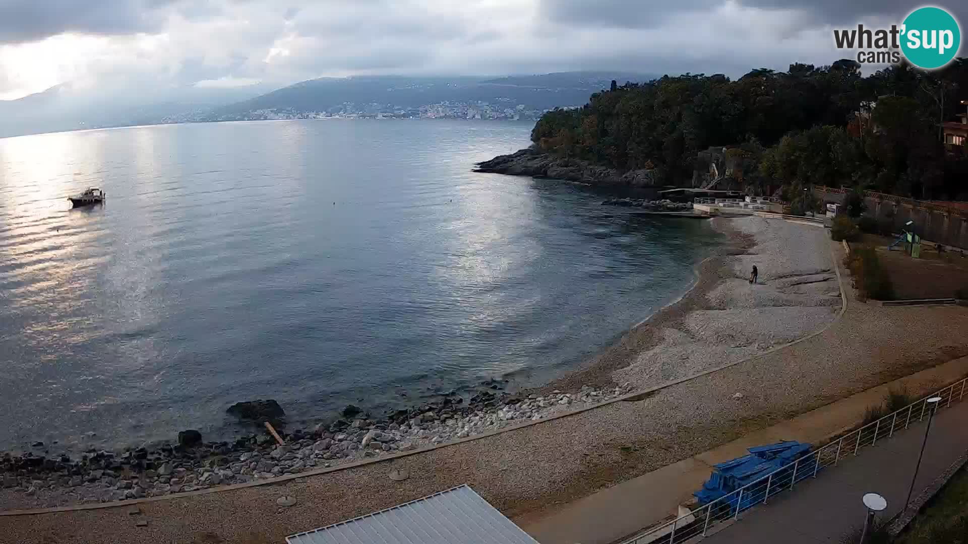 Reka Spletna kamera  plaža pri Bazenih Kantrida