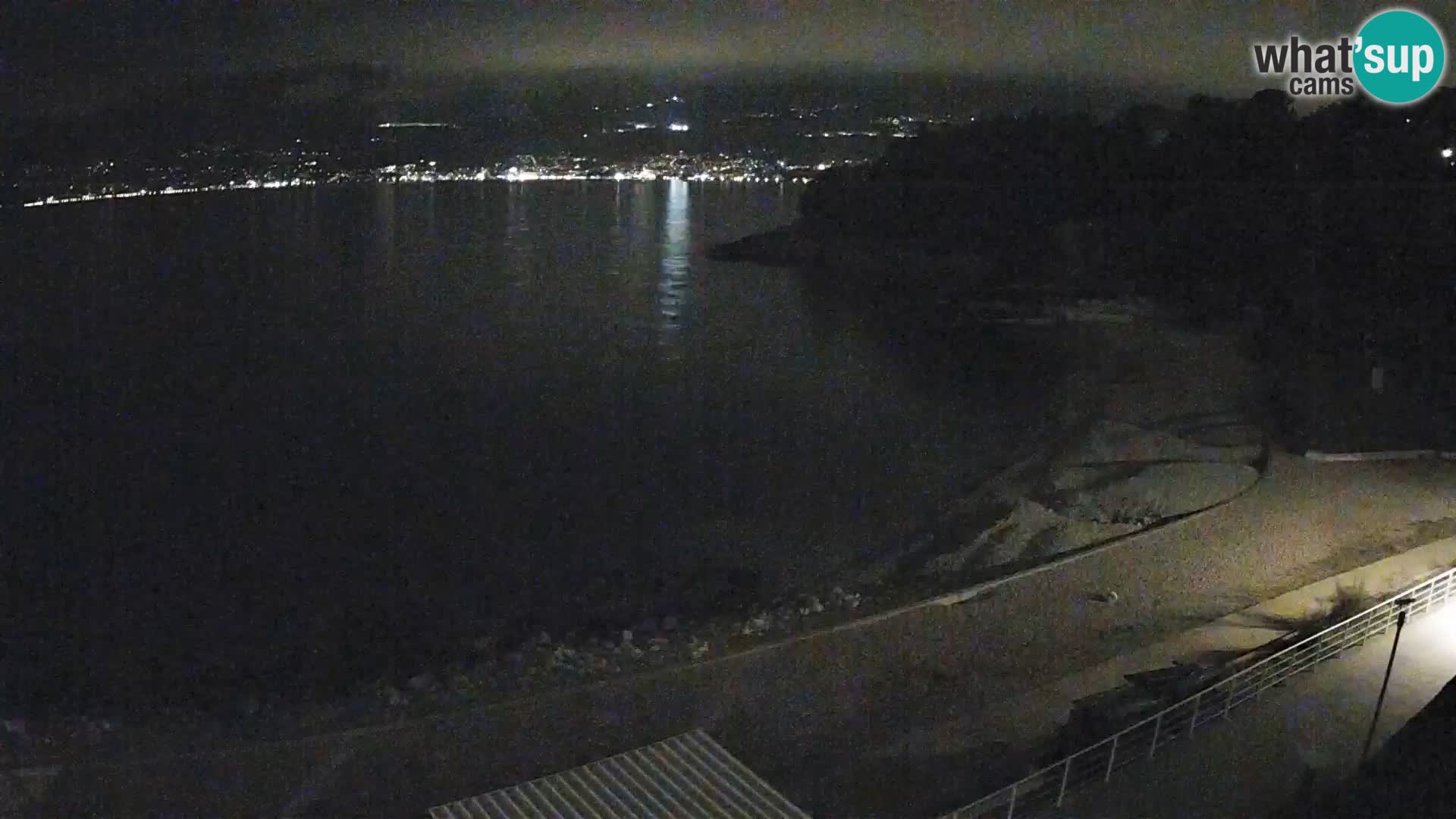 Rijeka web kamera plaža pri Bazenih Kantrida