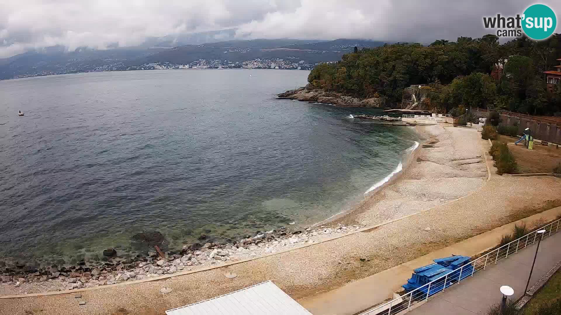 Reka Spletna kamera  plaža pri Bazenih Kantrida