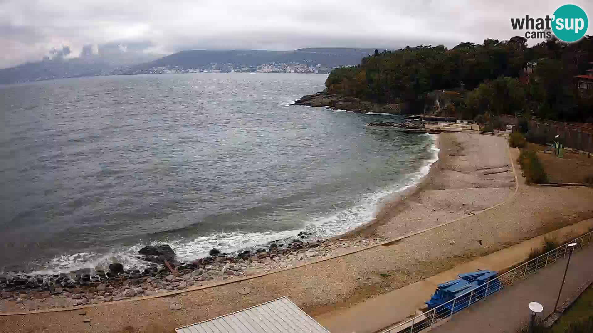 Reka Spletna kamera  plaža pri Bazenih Kantrida