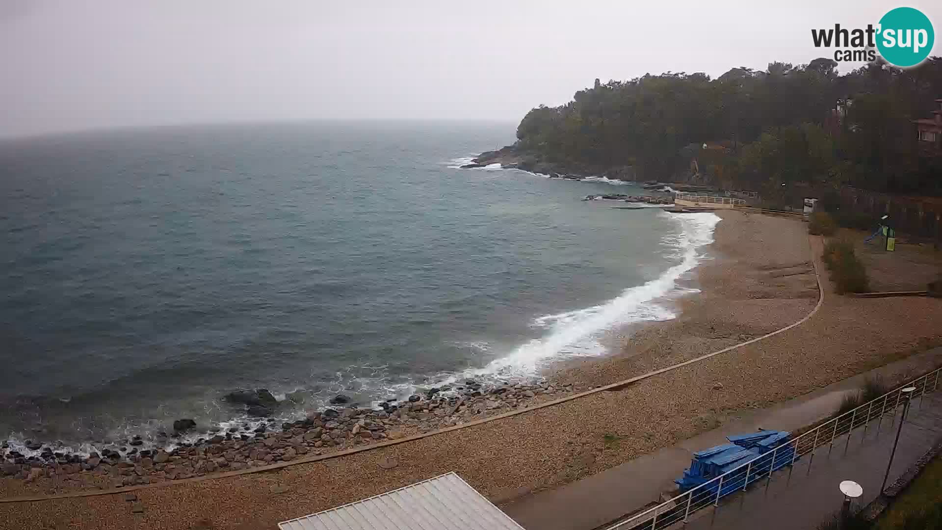 LIVE Webcam Rijeka beach Swimming pools Kantrida