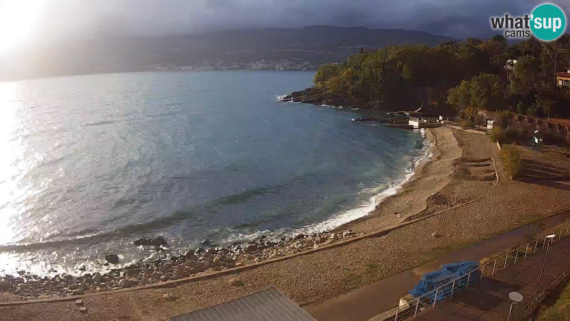Reka Spletna kamera  plaža pri Bazenih Kantrida