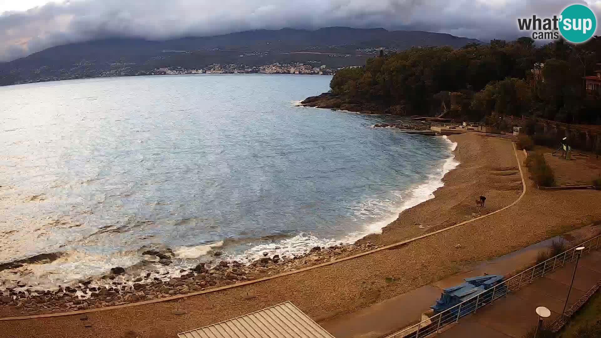 Rijeka web kamera plaža pri Bazenih Kantrida