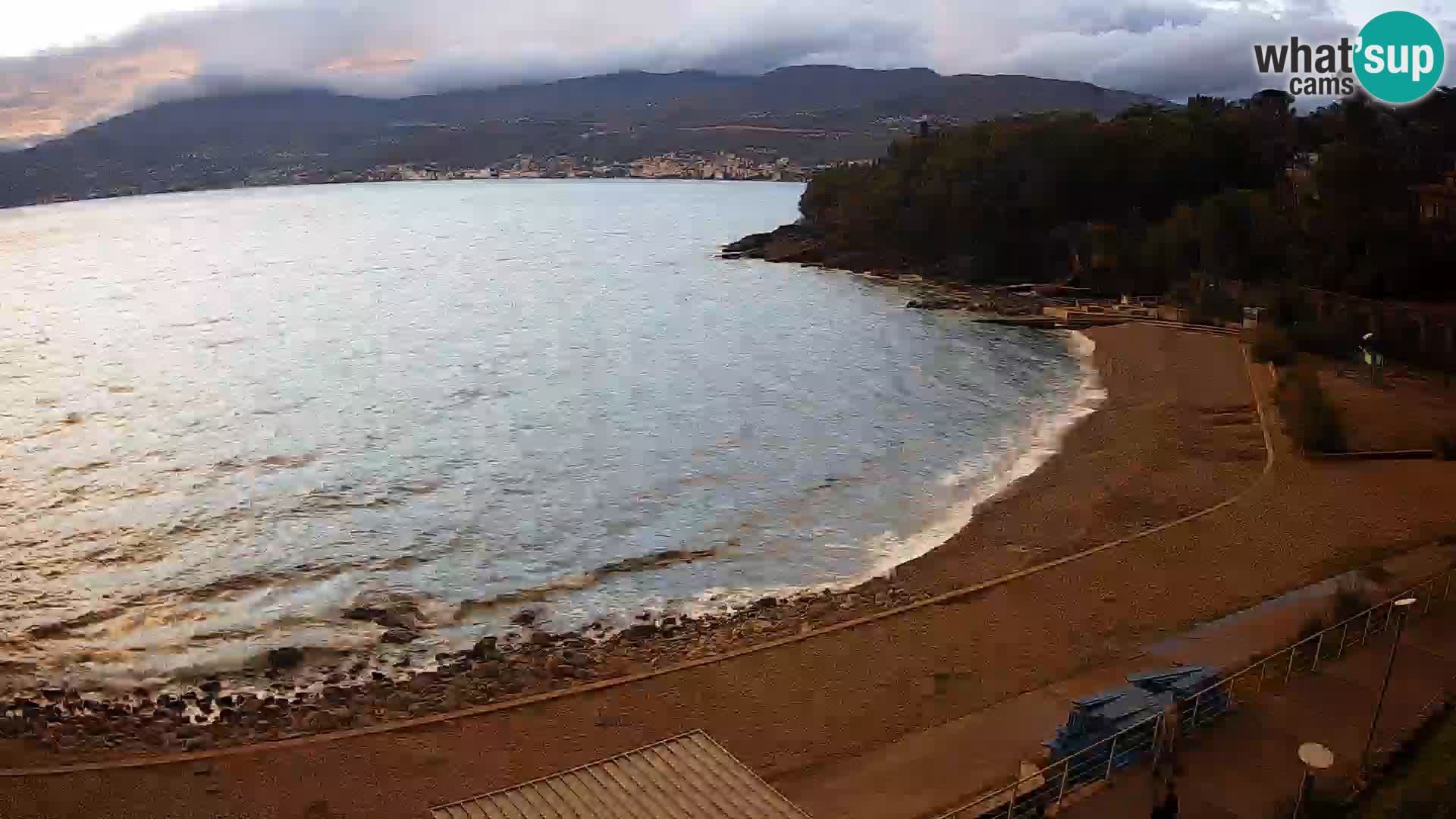 Rijeka web kamera plaža pri Bazenih Kantrida