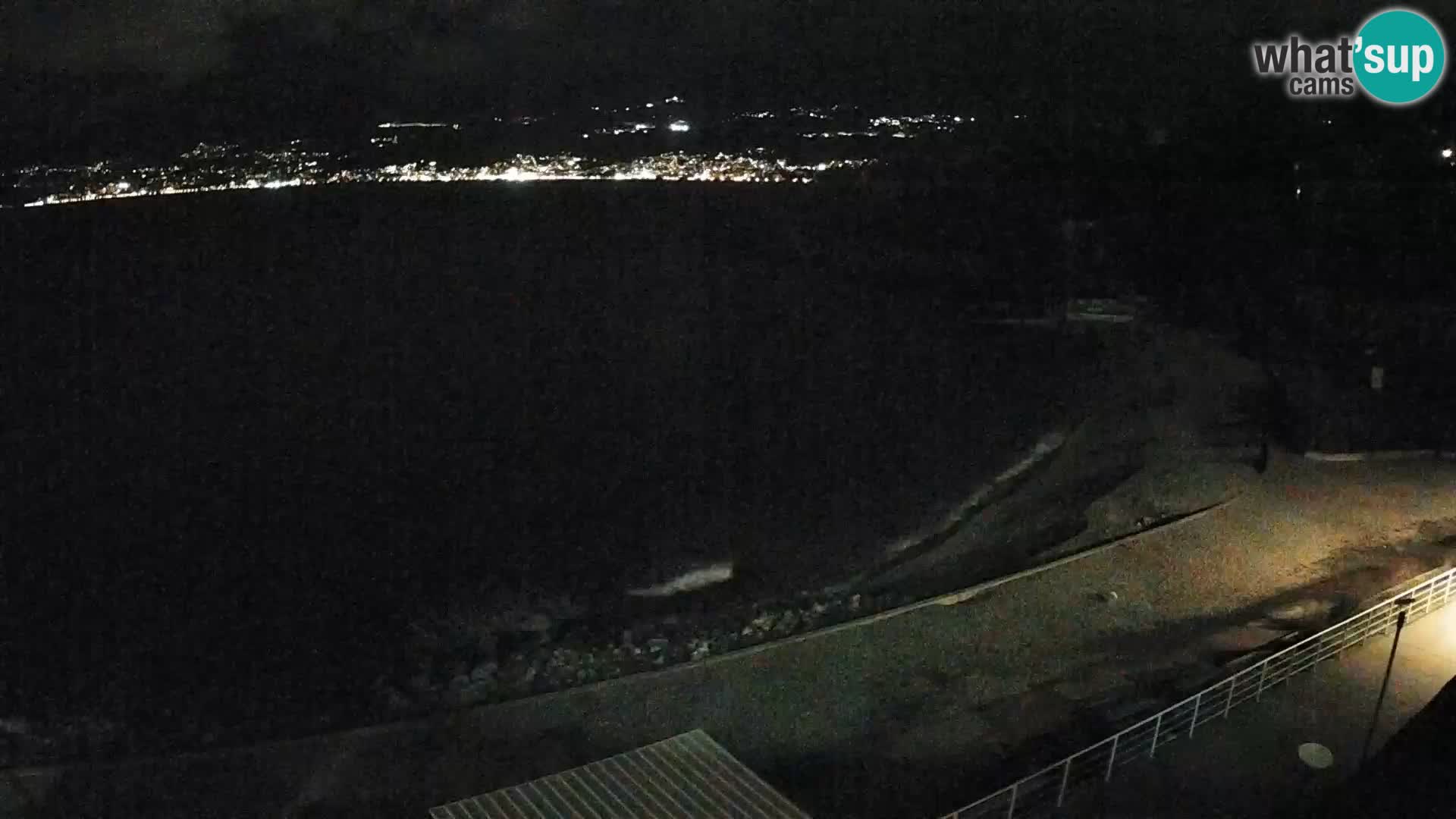 Rijeka web kamera plaža pri Bazenih Kantrida