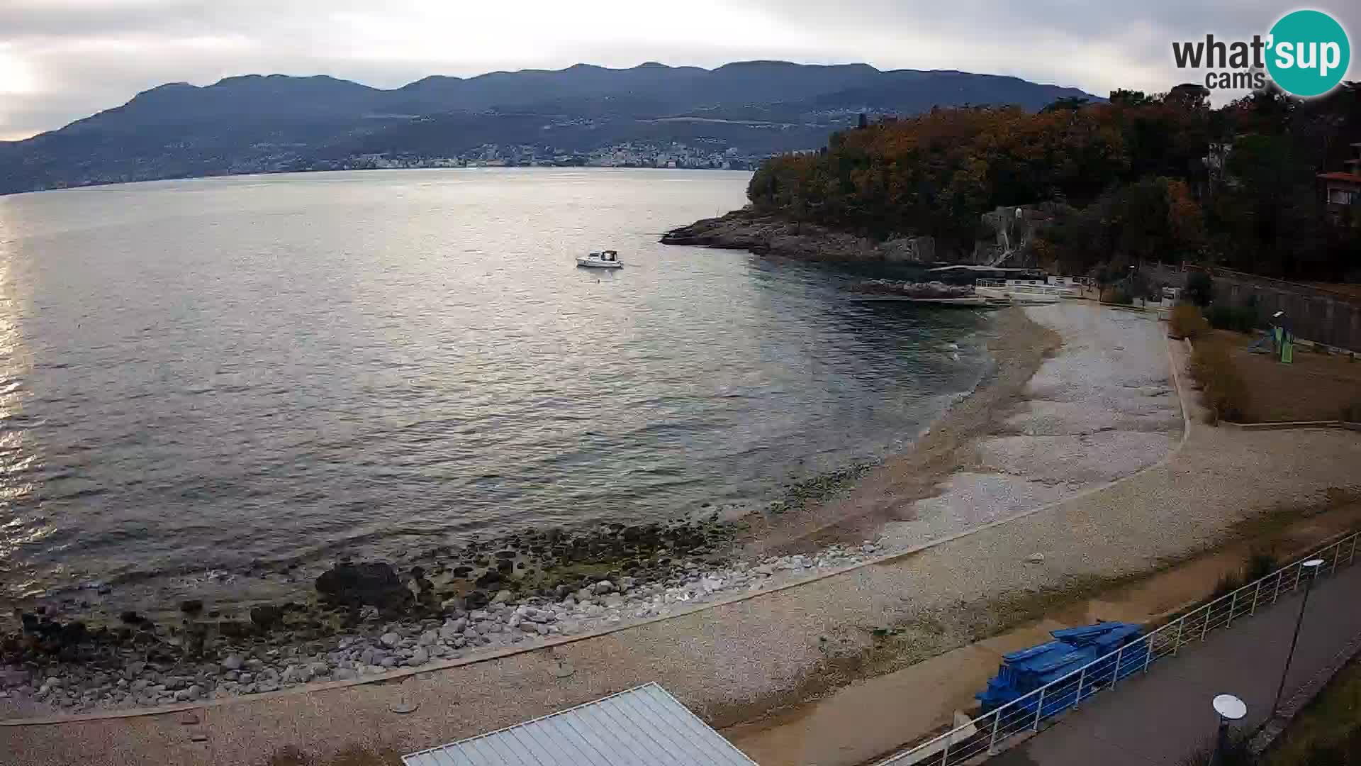 Rijeka web kamera plaža pri Bazenih Kantrida