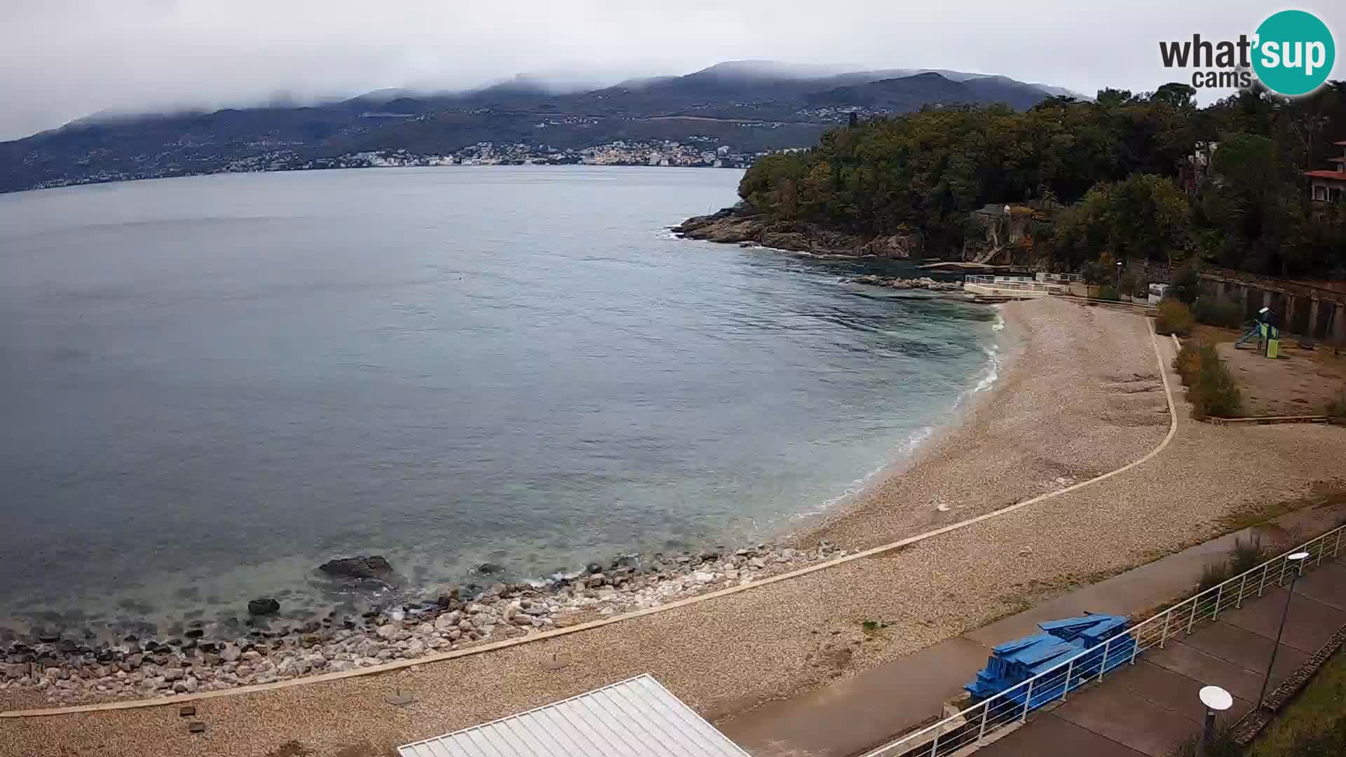 Rijeka web kamera plaža pri Bazenih Kantrida