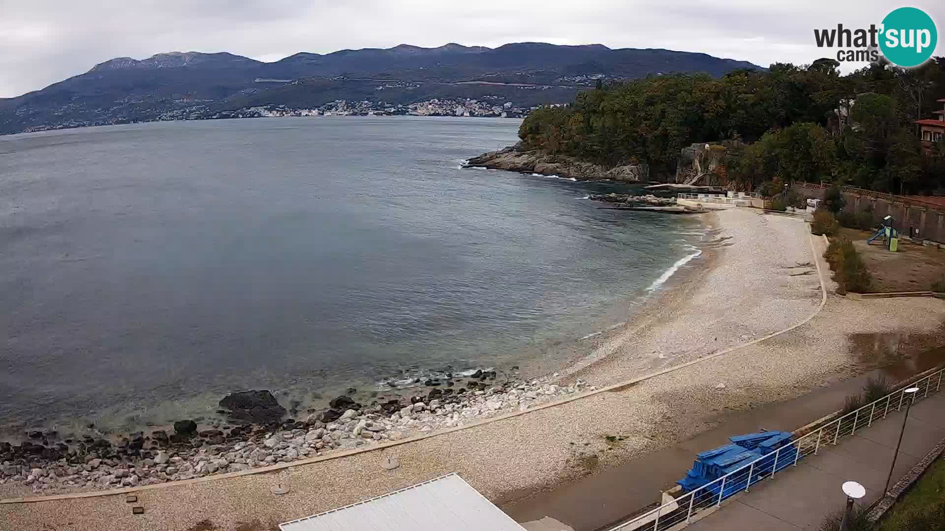 Reka Spletna kamera  plaža pri Bazenih Kantrida