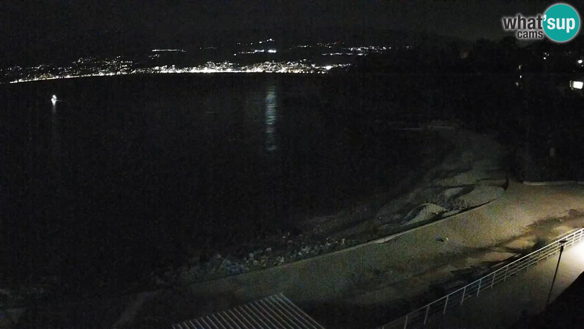 Reka Spletna kamera  plaža pri Bazenih Kantrida