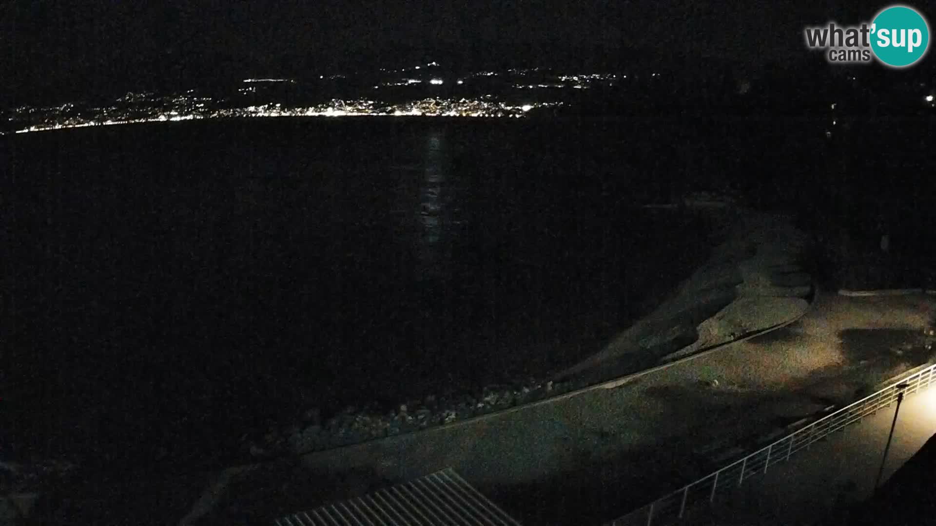 Rijeka web kamera plaža pri Bazenih Kantrida