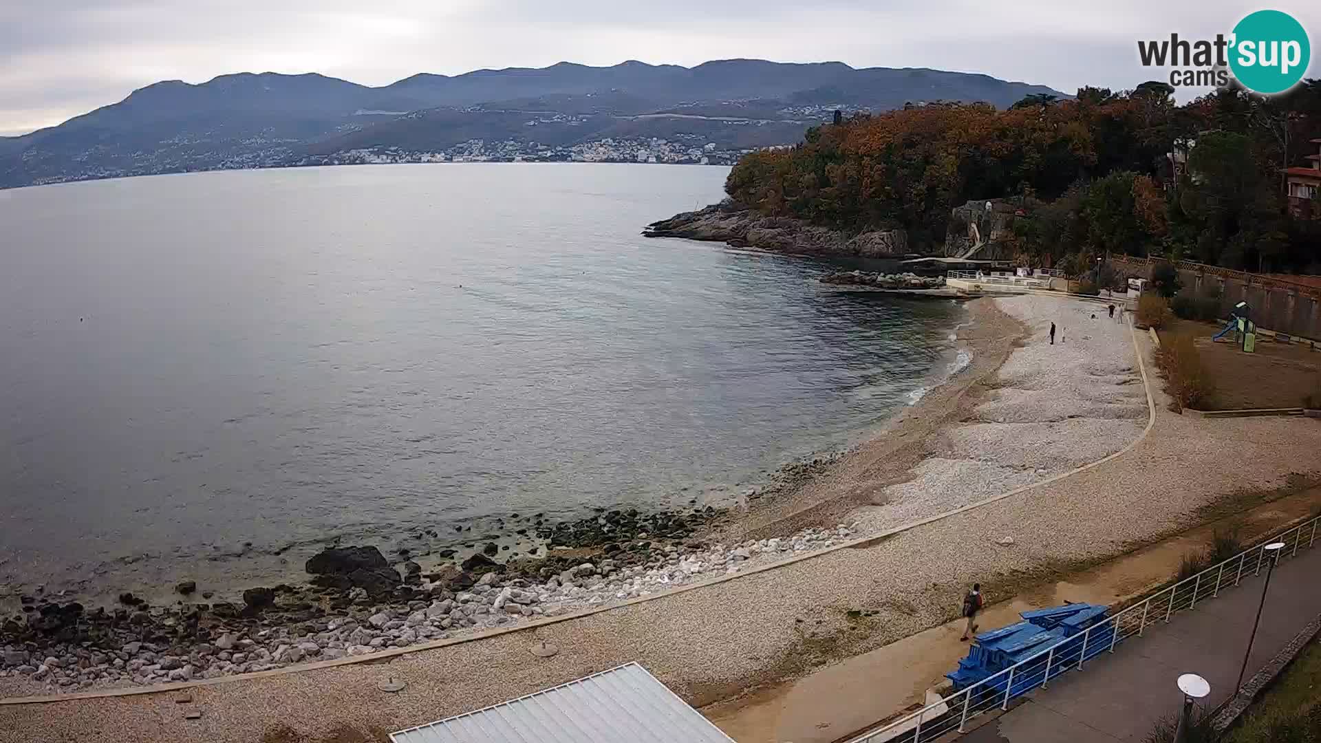 LIVE Webcam Rijeka beach Swimming pools Kantrida
