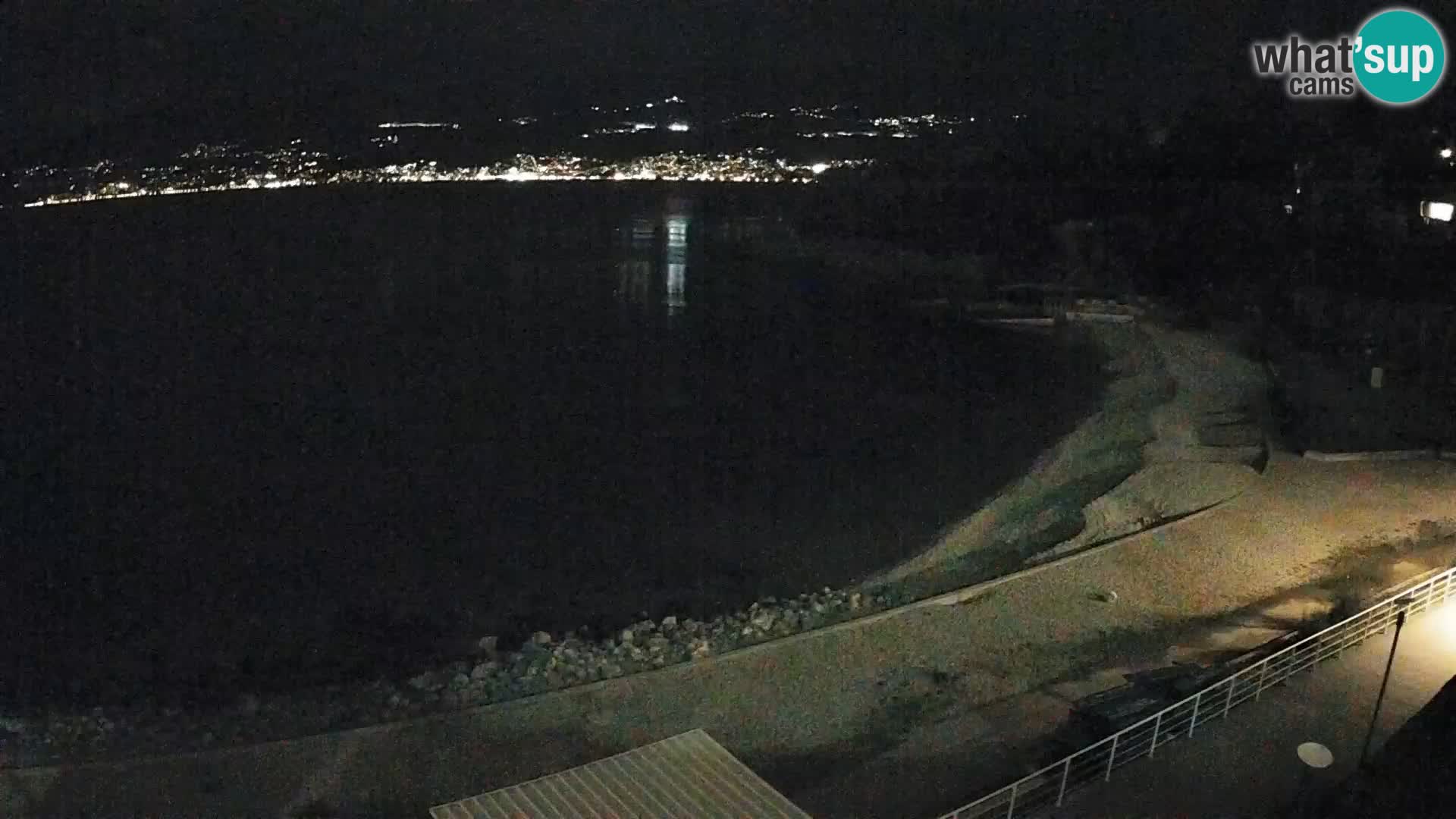 Rijeka web kamera plaža pri Bazenih Kantrida