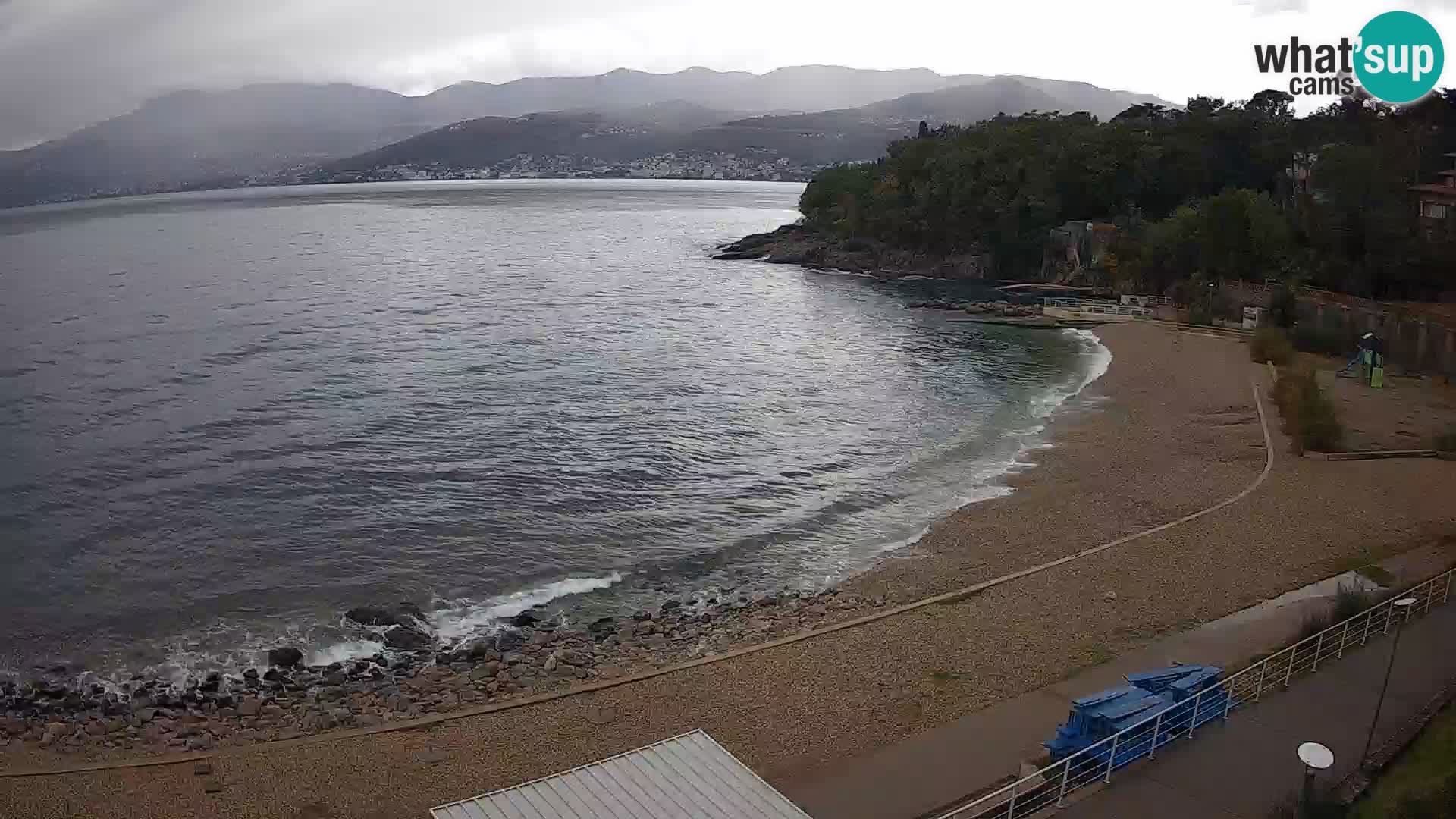 Reka Spletna kamera  plaža pri Bazenih Kantrida