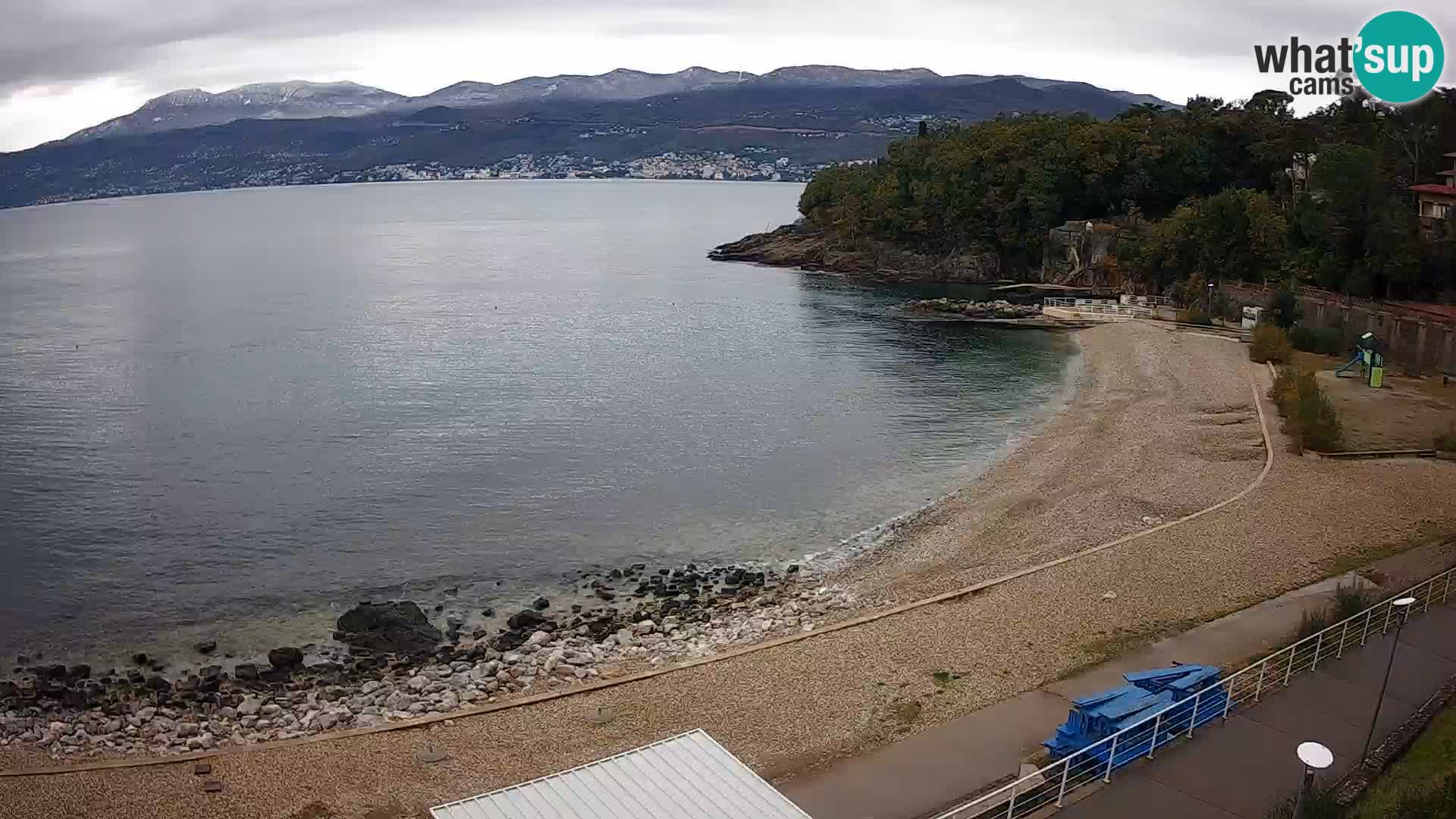 Reka Spletna kamera  plaža pri Bazenih Kantrida