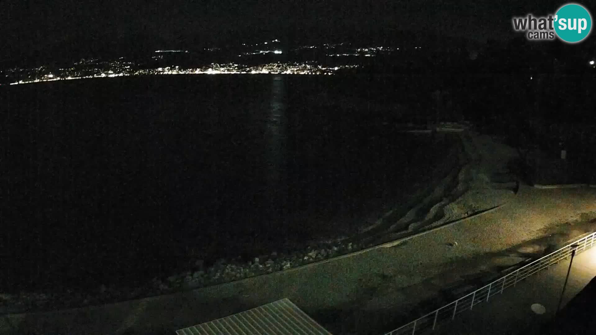 Rijeka web kamera plaža pri Bazenih Kantrida