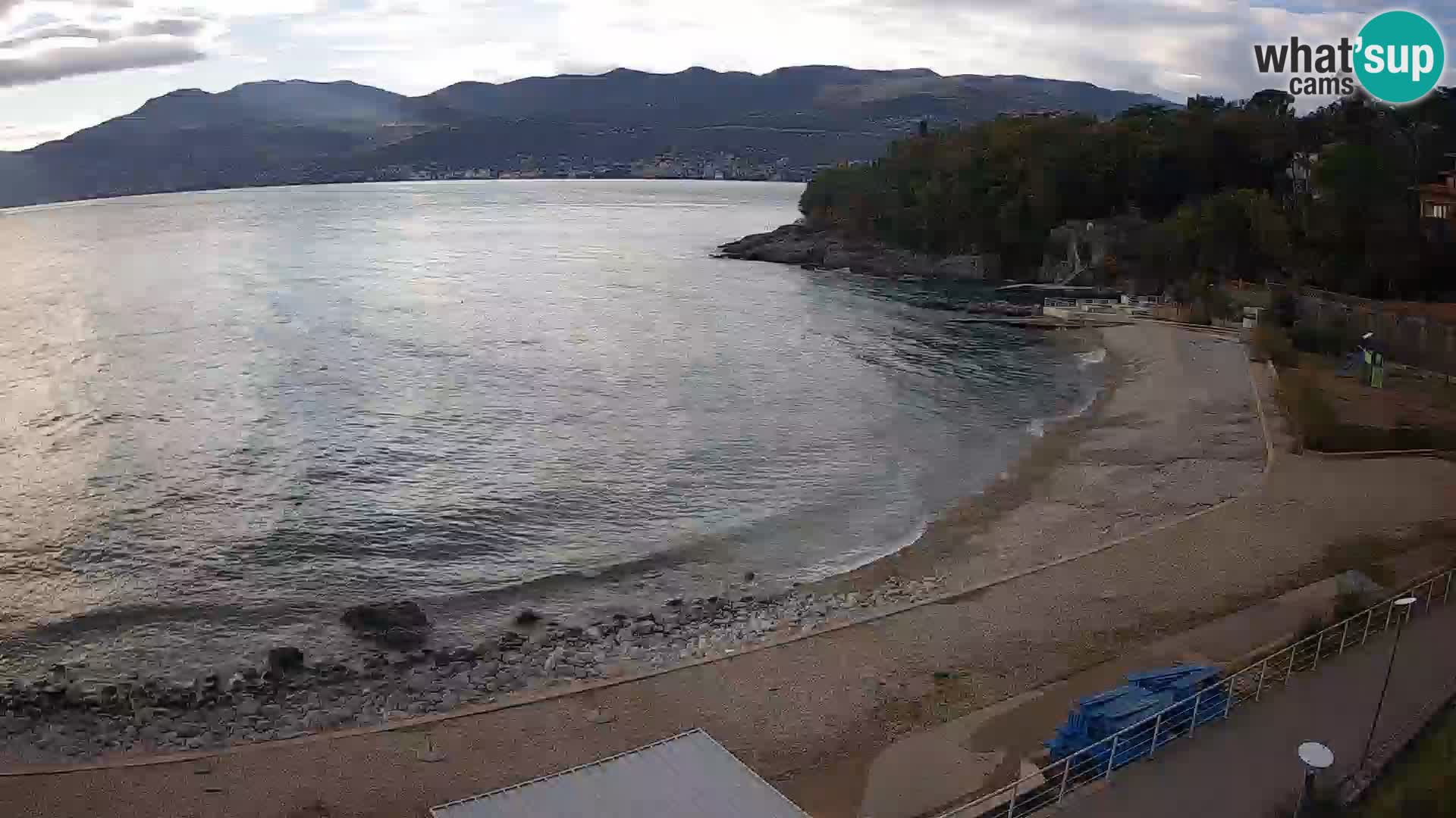 Reka Spletna kamera  plaža pri Bazenih Kantrida