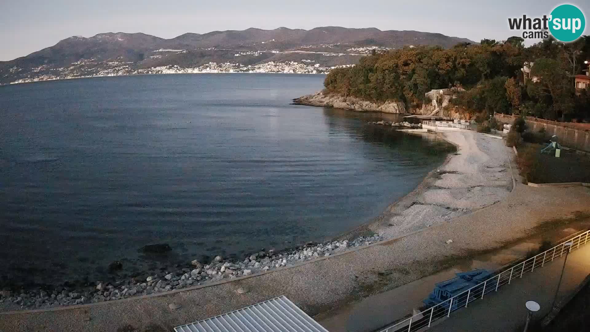 Rijeka web kamera plaža pri Bazenih Kantrida