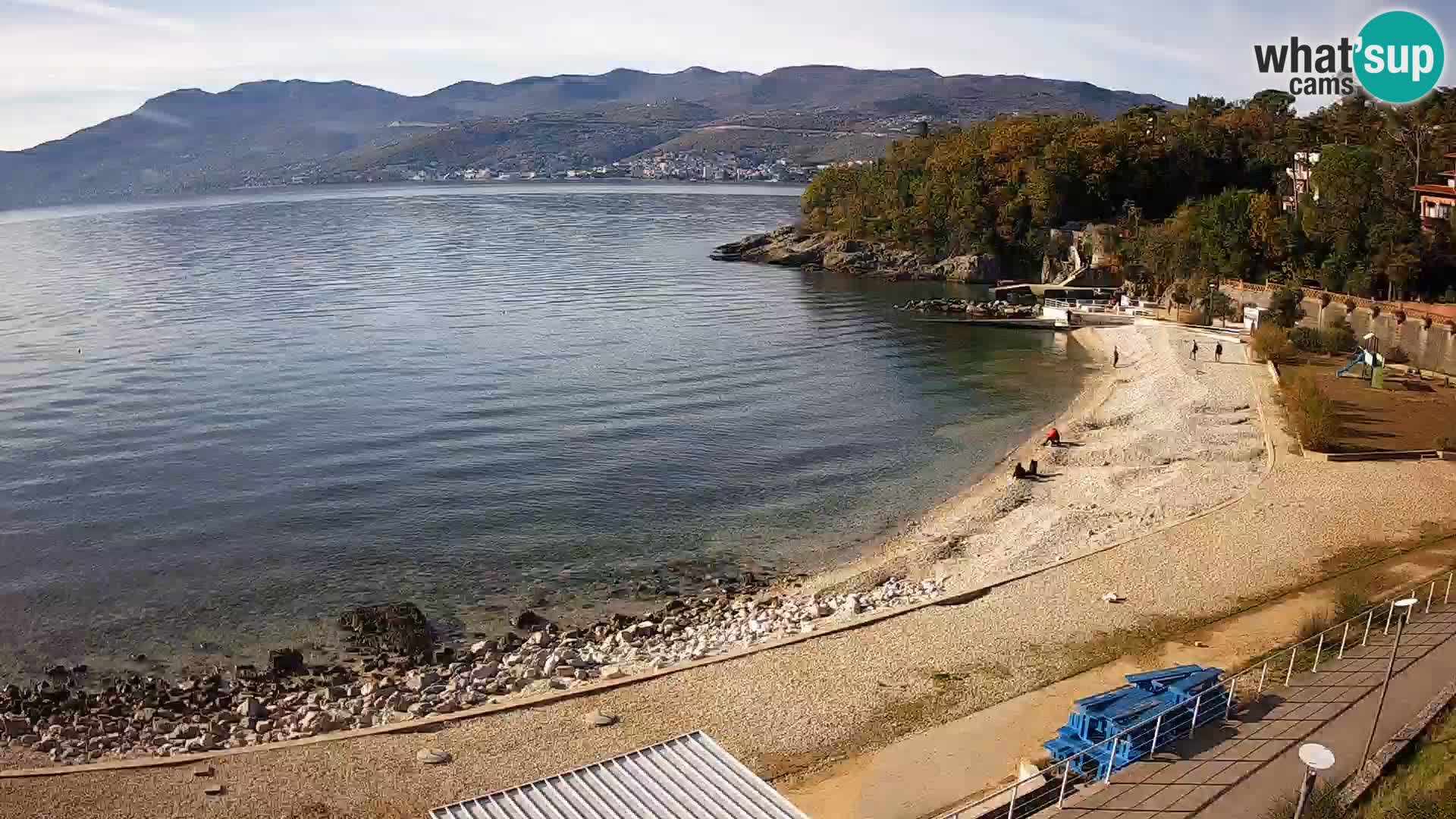 Rijeka web kamera plaža pri Bazenih Kantrida