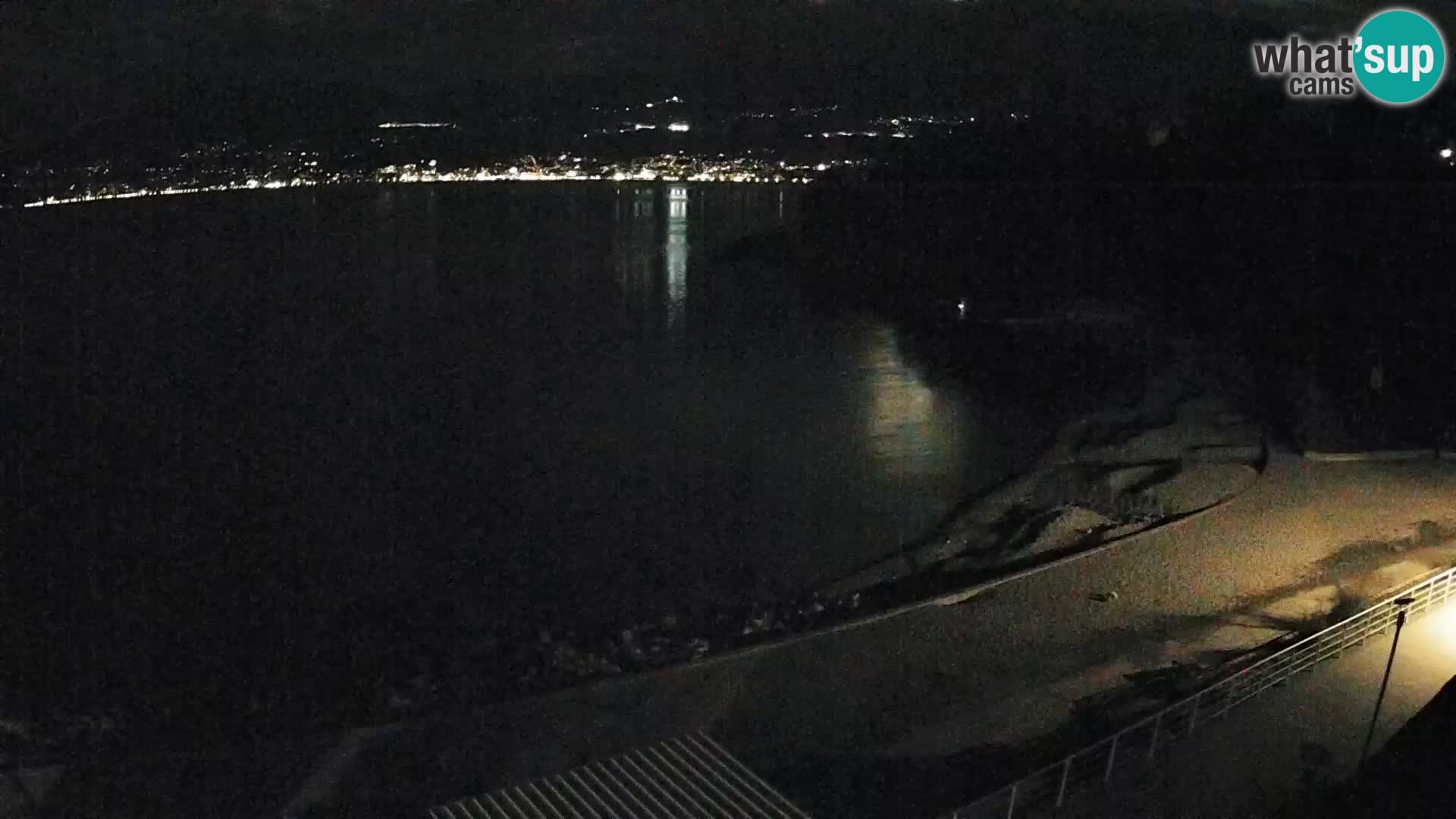 Reka Spletna kamera  plaža pri Bazenih Kantrida