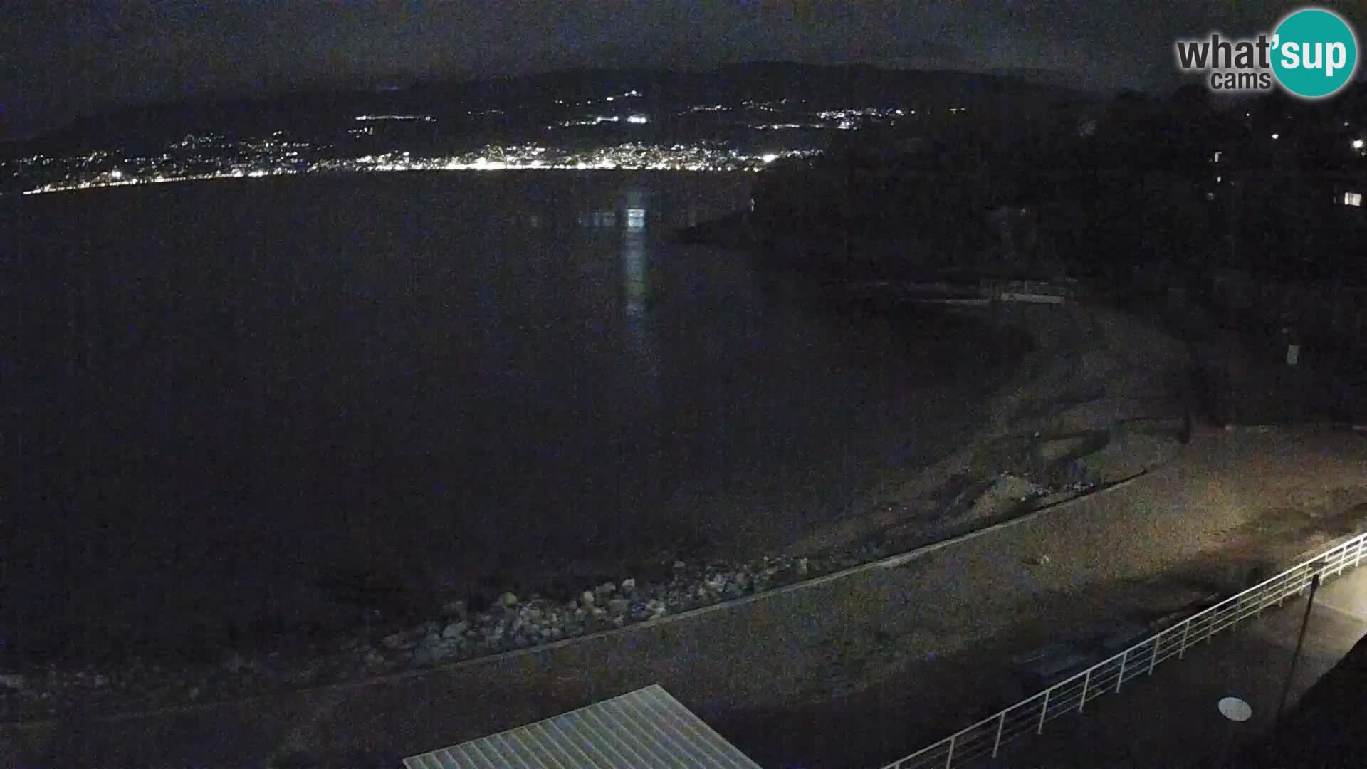 Rijeka web kamera plaža pri Bazenih Kantrida