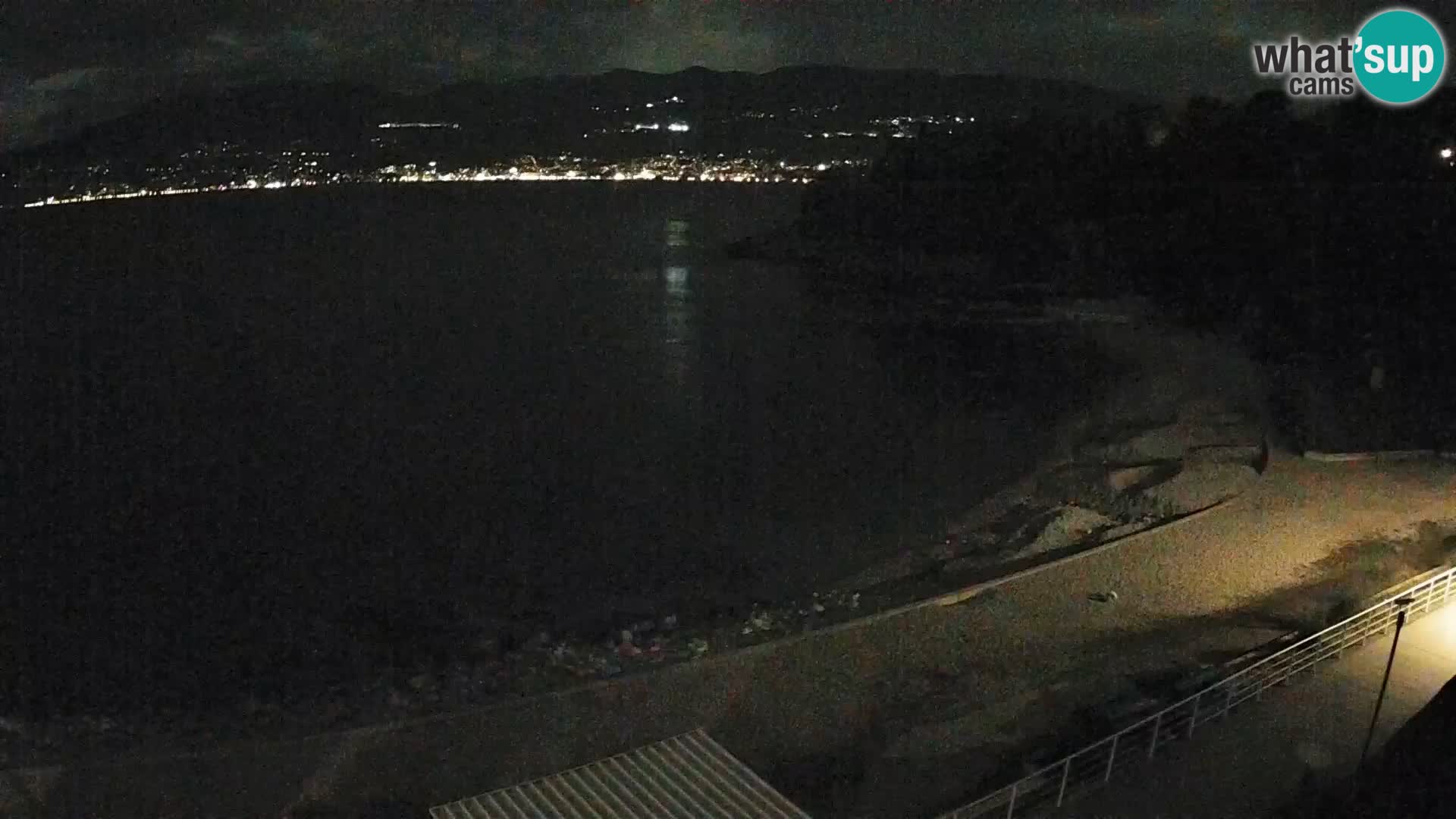 Rijeka web kamera plaža pri Bazenih Kantrida
