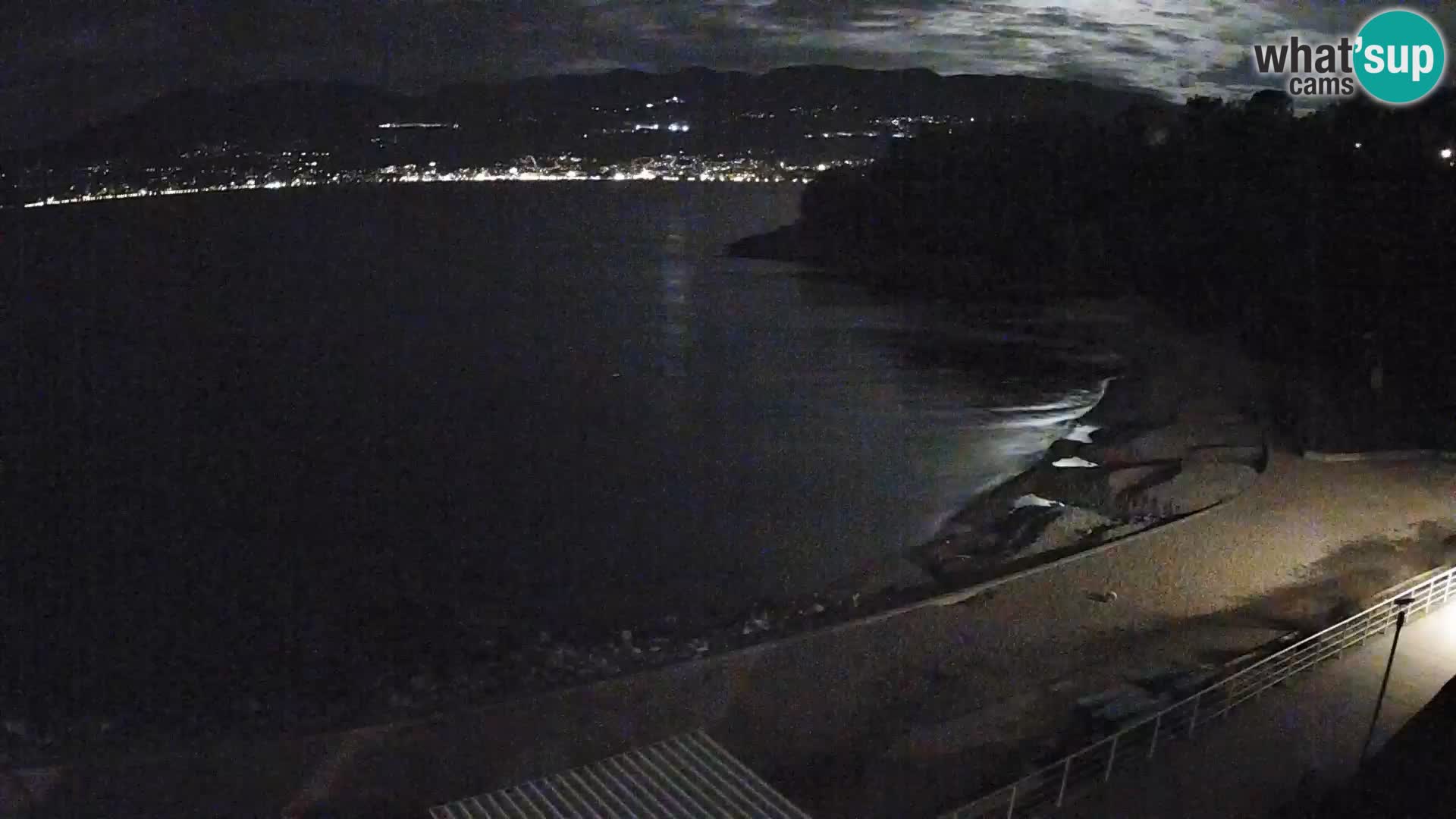 Rijeka web kamera plaža pri Bazenih Kantrida