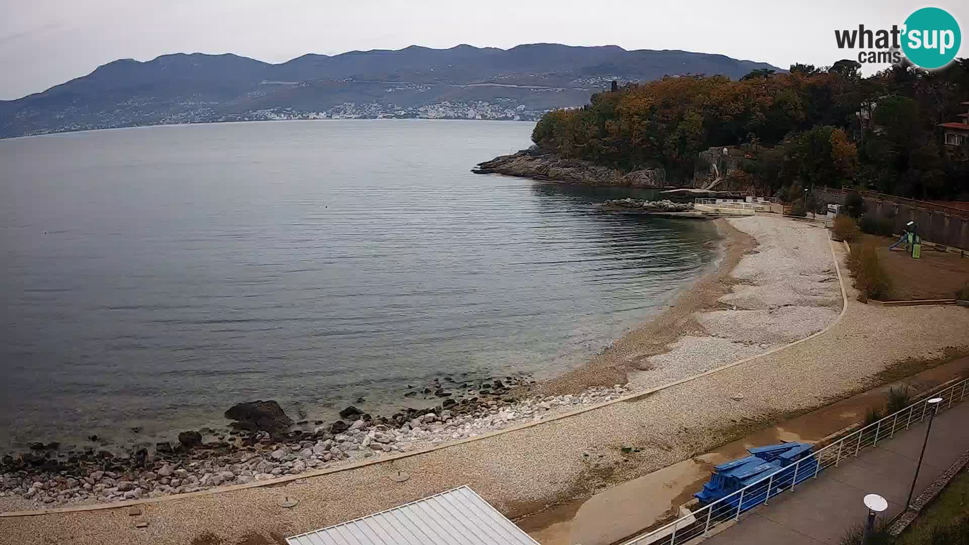 Reka Spletna kamera  plaža pri Bazenih Kantrida