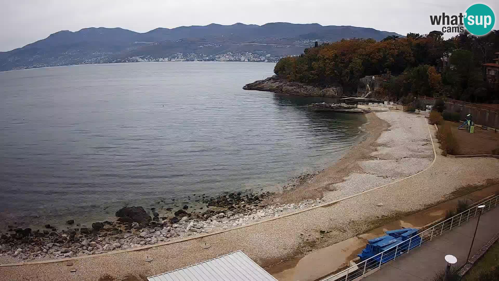 Rijeka web kamera plaža pri Bazenih Kantrida