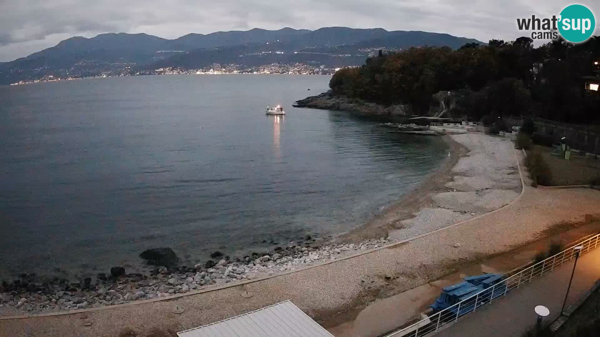 Rijeka web kamera plaža pri Bazenih Kantrida