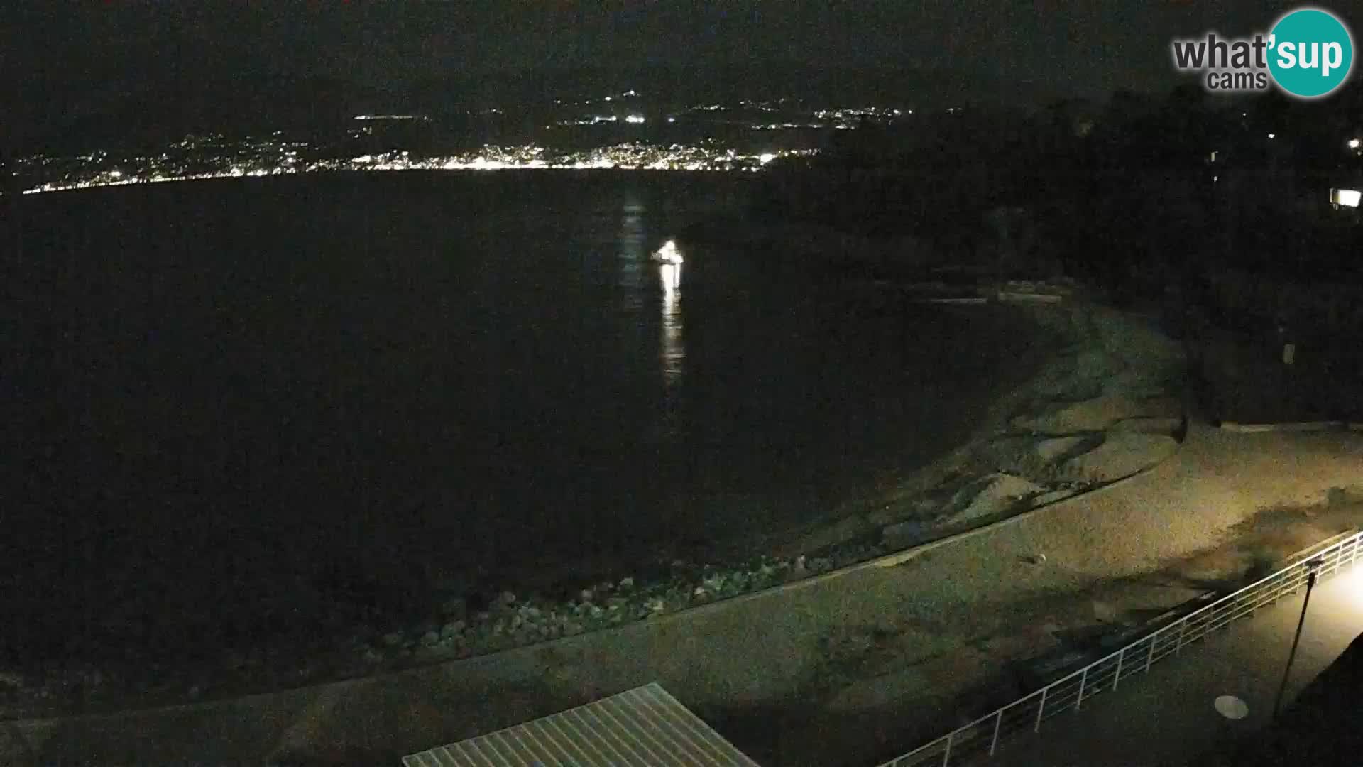 Reka Spletna kamera  plaža pri Bazenih Kantrida