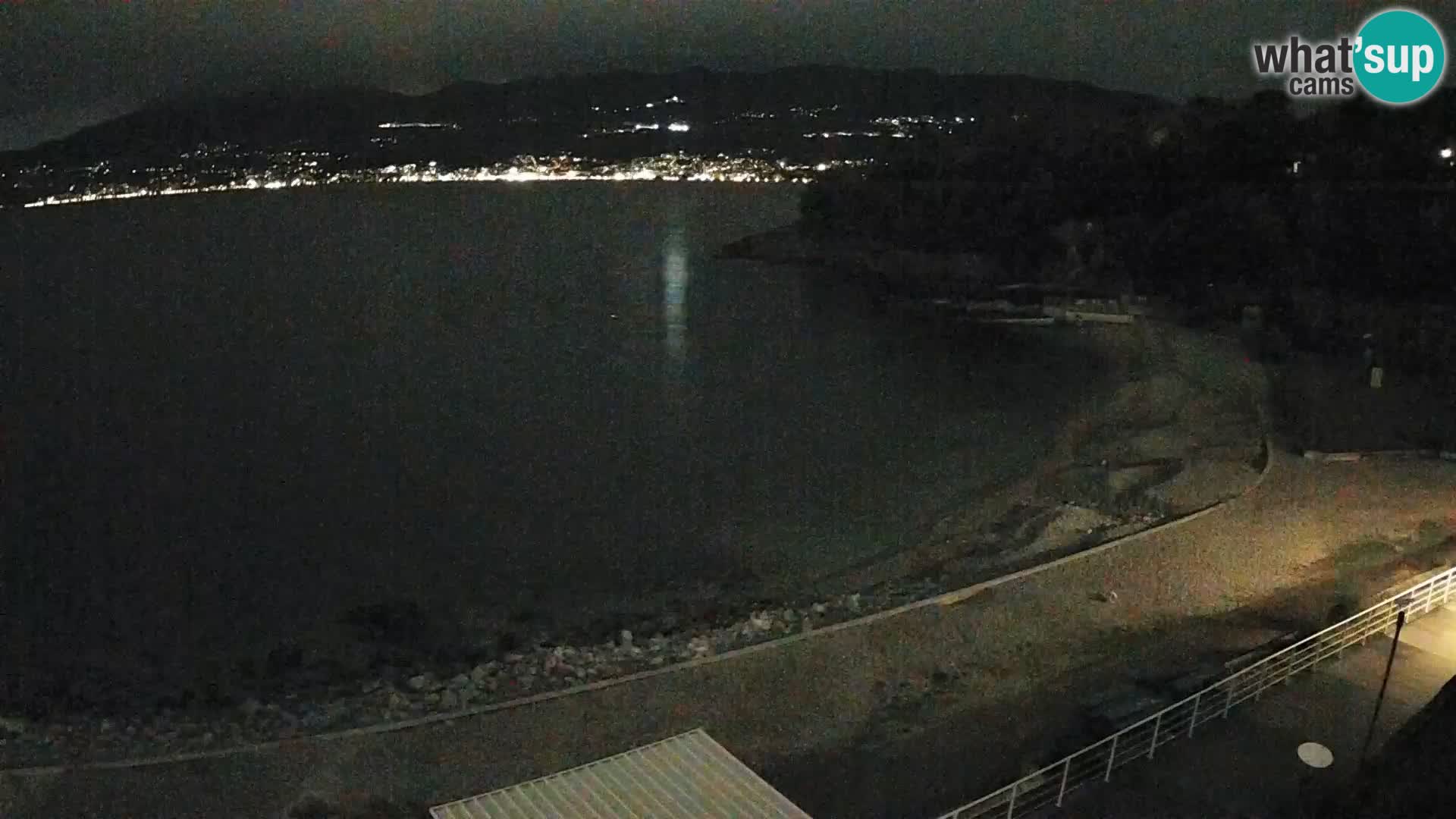 Rijeka web kamera plaža pri Bazenih Kantrida