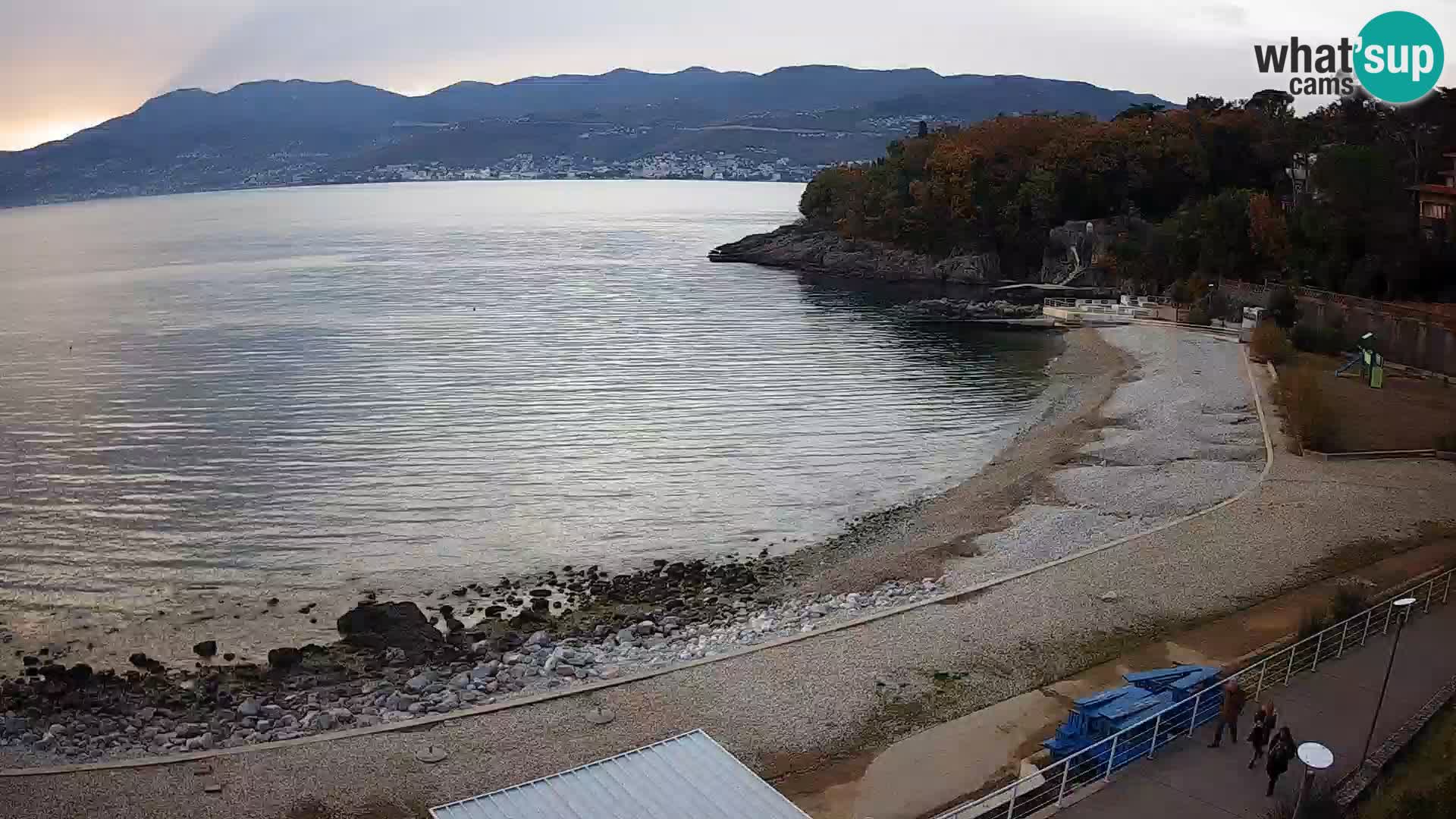 Rijeka web kamera plaža pri Bazenih Kantrida