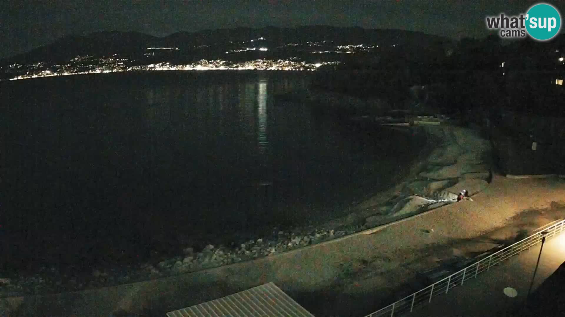 Rijeka web kamera plaža pri Bazenih Kantrida