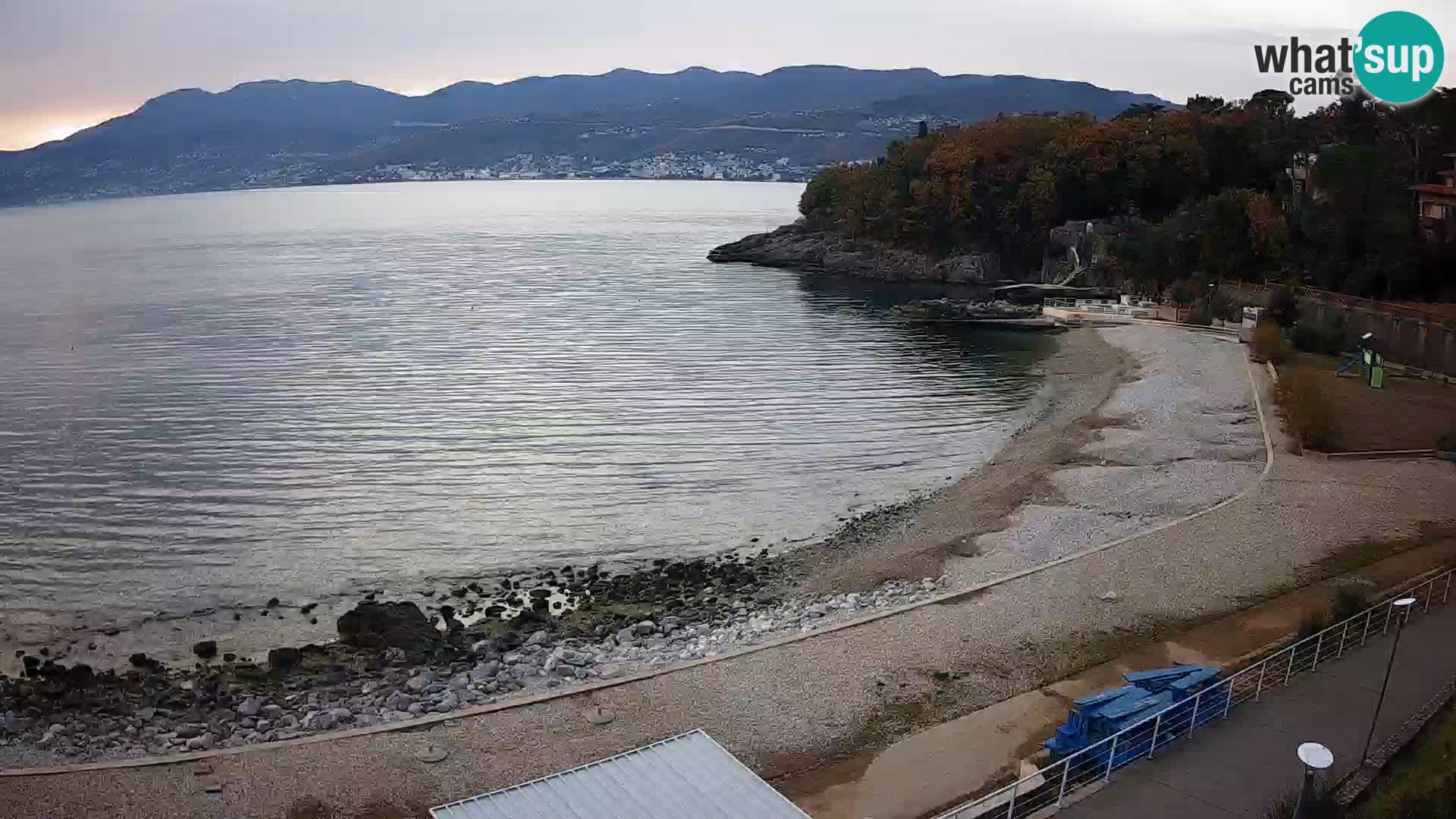 Reka Spletna kamera  plaža pri Bazenih Kantrida