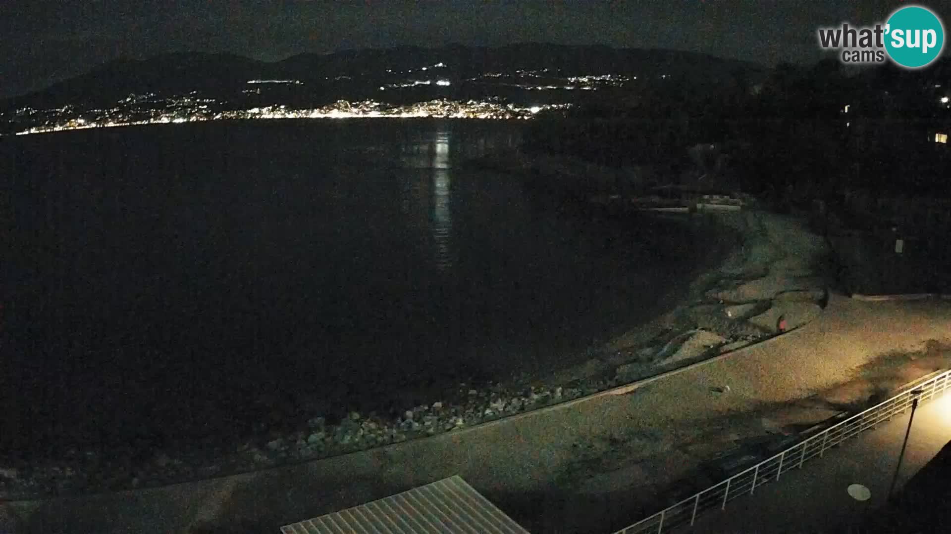 Rijeka web kamera plaža pri Bazenih Kantrida