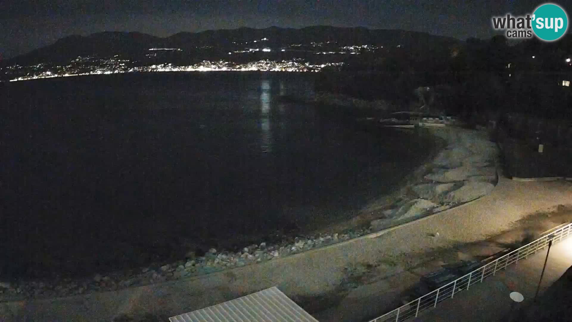 Rijeka web kamera plaža pri Bazenih Kantrida