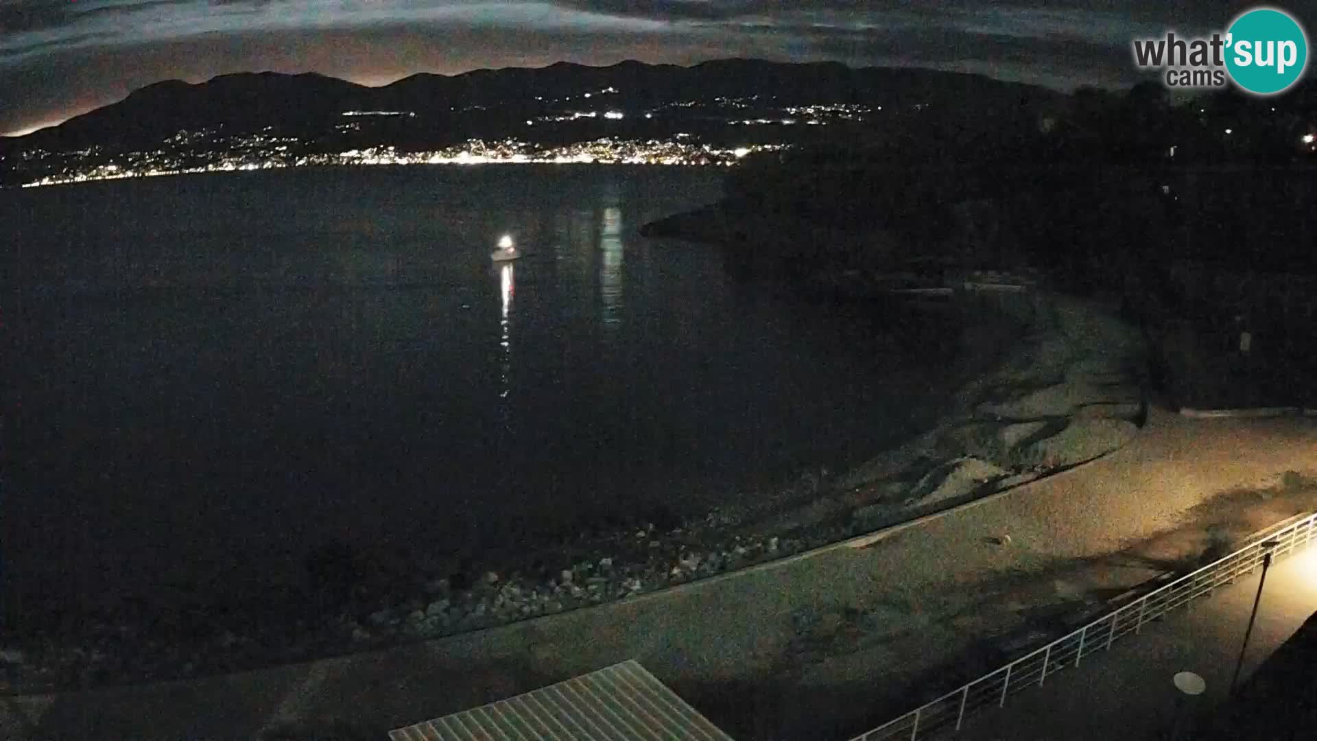 Rijeka web kamera plaža pri Bazenih Kantrida