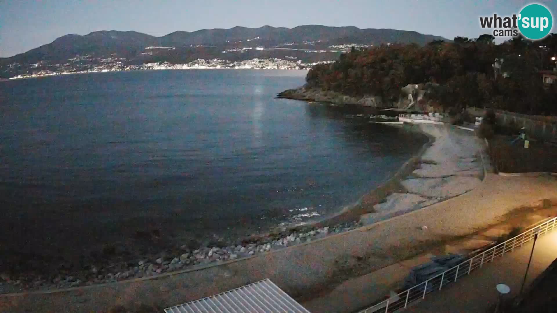 Reka Spletna kamera  plaža pri Bazenih Kantrida