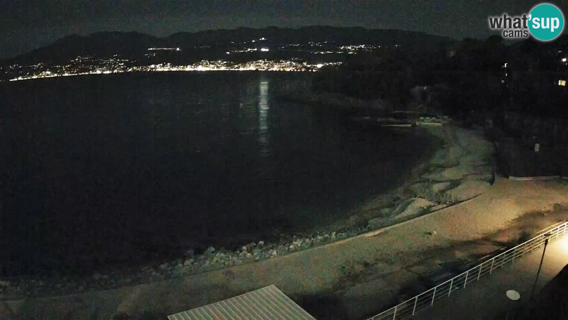 Reka Spletna kamera  plaža pri Bazenih Kantrida