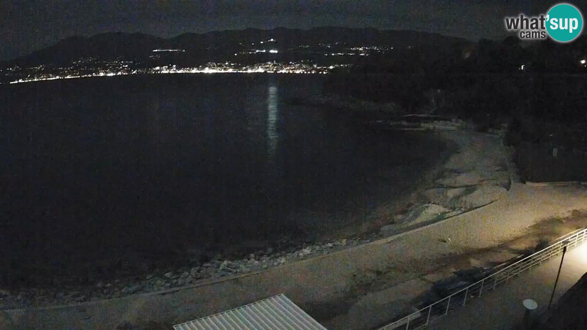 Rijeka web kamera plaža pri Bazenih Kantrida