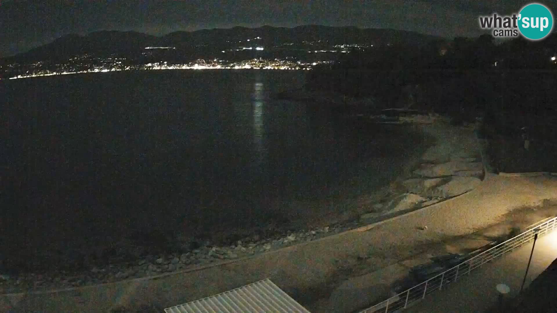 Rijeka web kamera plaža pri Bazenih Kantrida