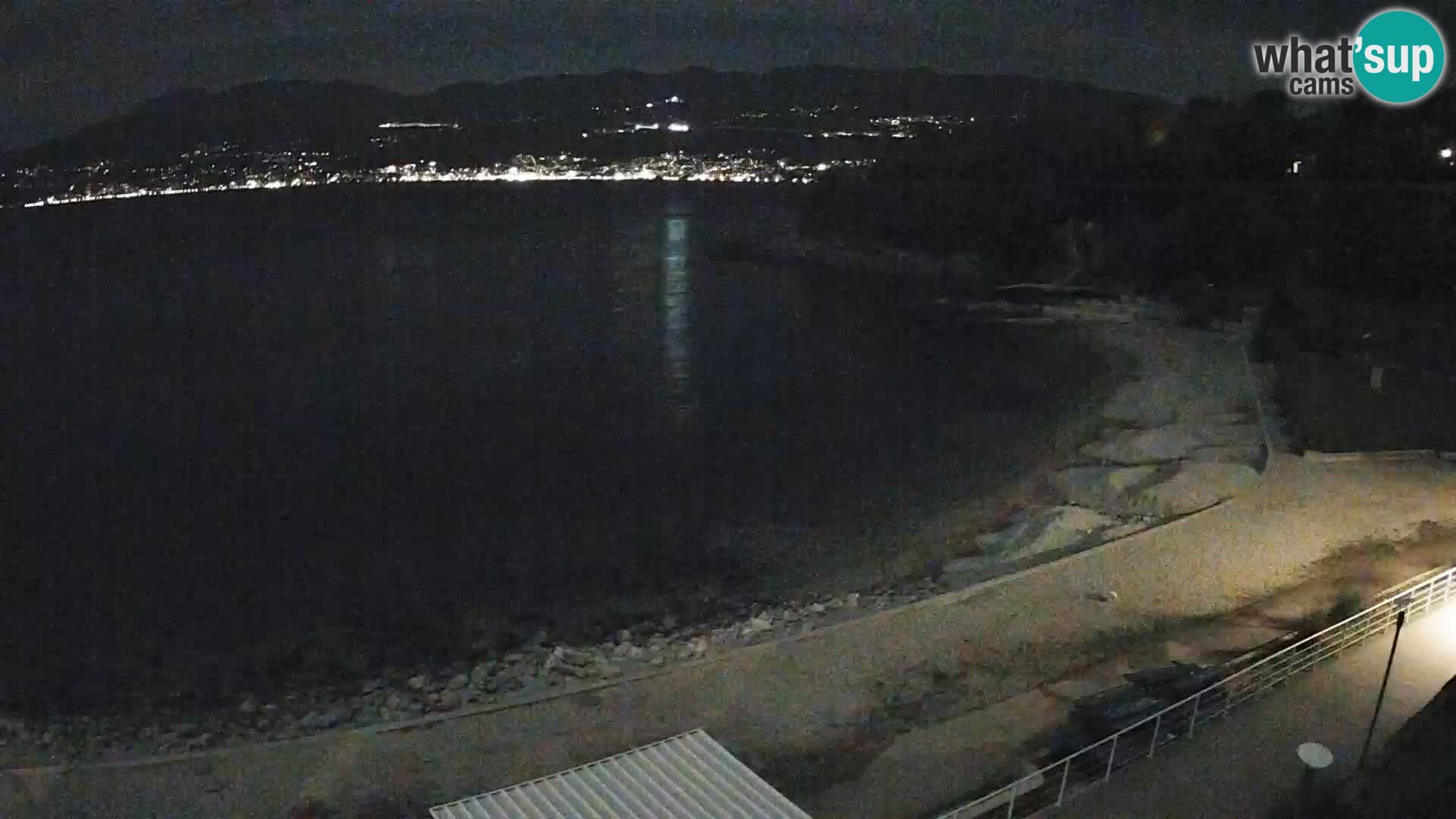 Reka Spletna kamera  plaža pri Bazenih Kantrida