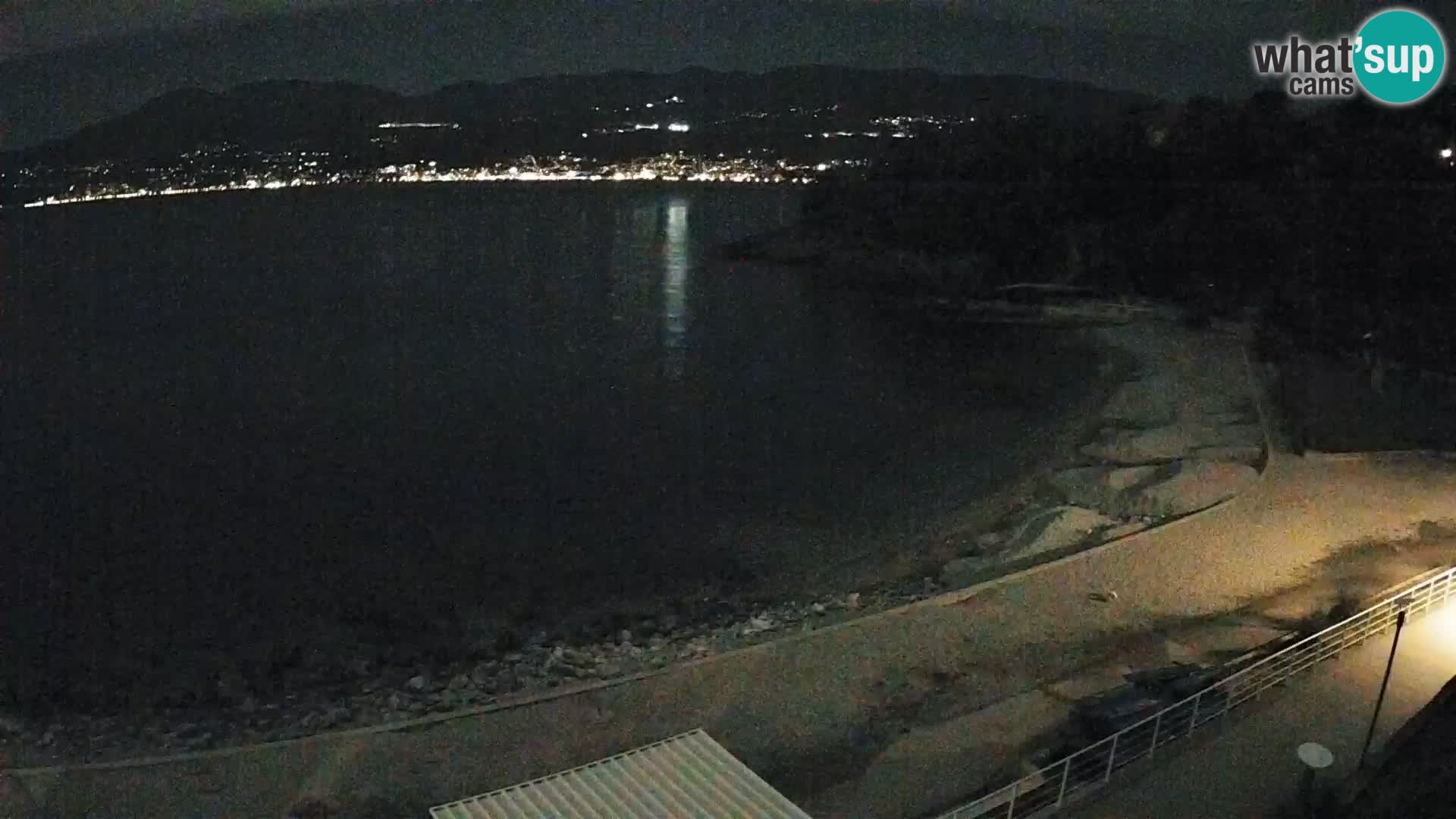 Rijeka web kamera plaža pri Bazenih Kantrida