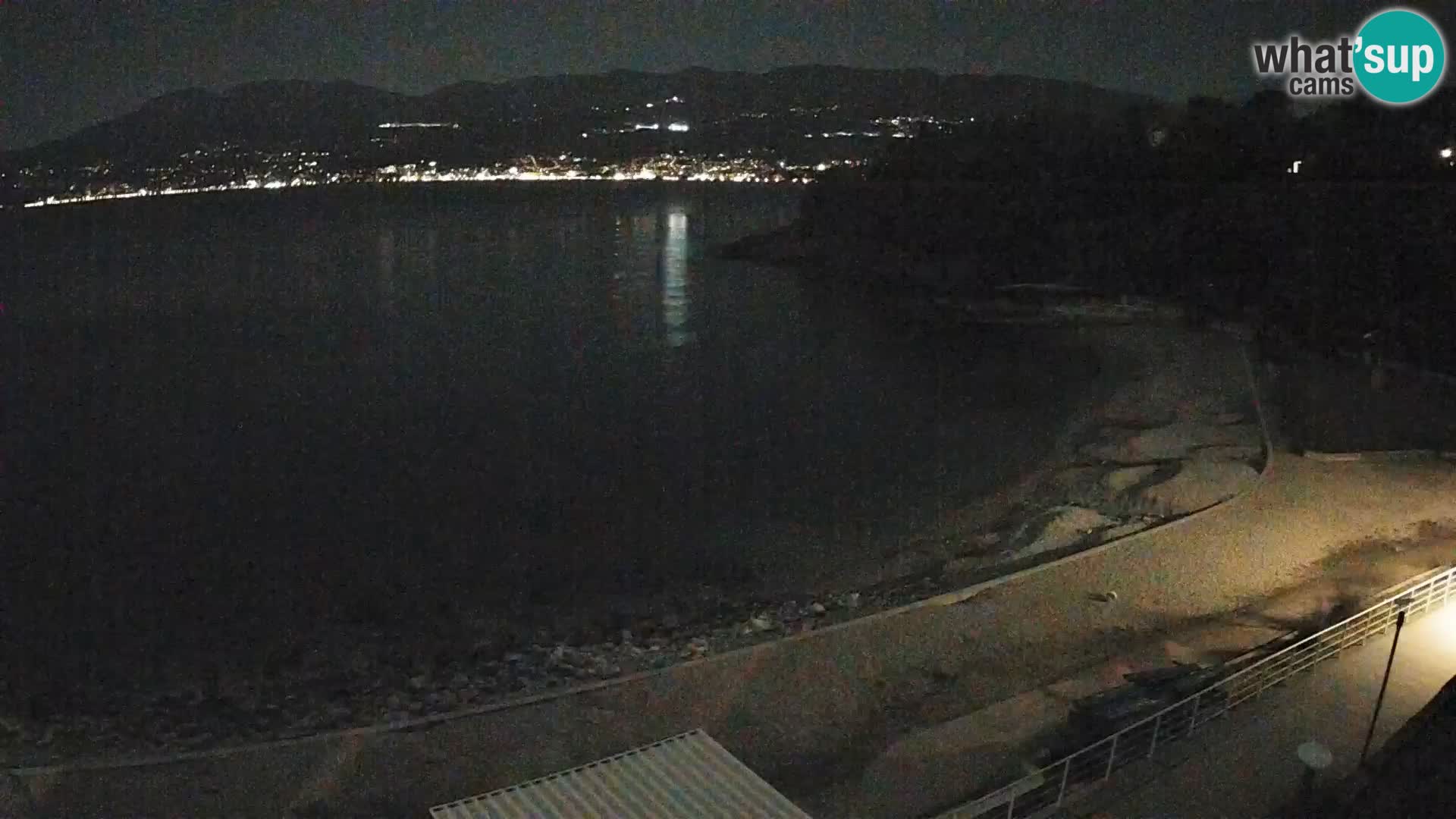 Rijeka web kamera plaža pri Bazenih Kantrida