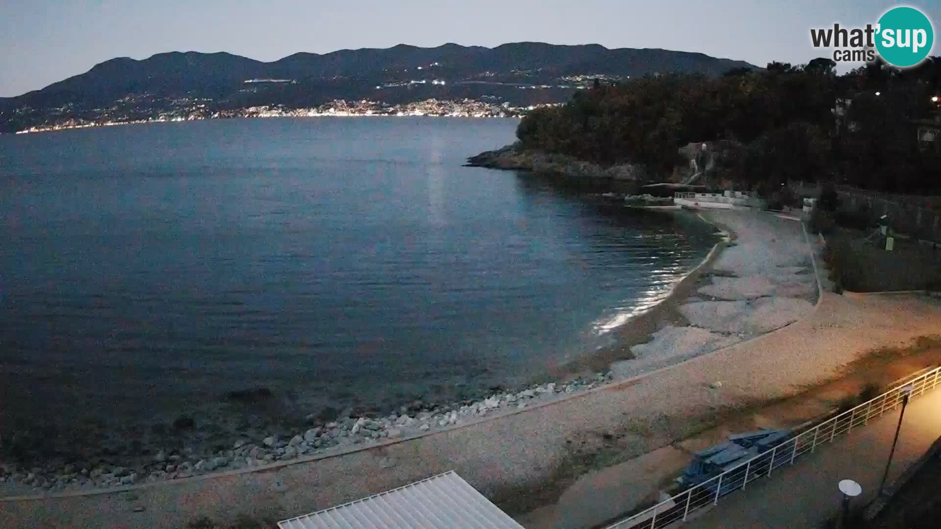 Rijeka web kamera plaža pri Bazenih Kantrida