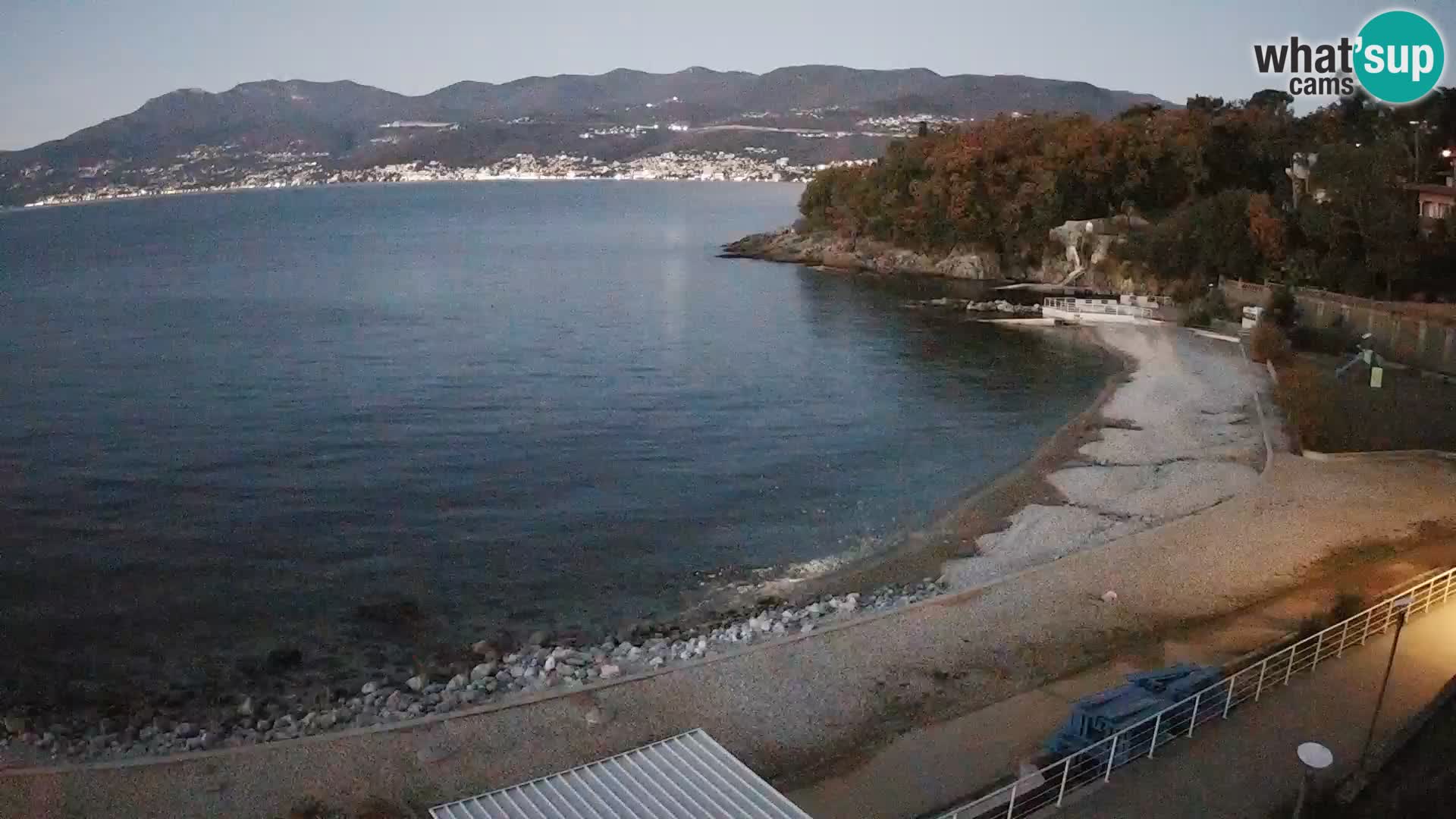 Reka Spletna kamera  plaža pri Bazenih Kantrida