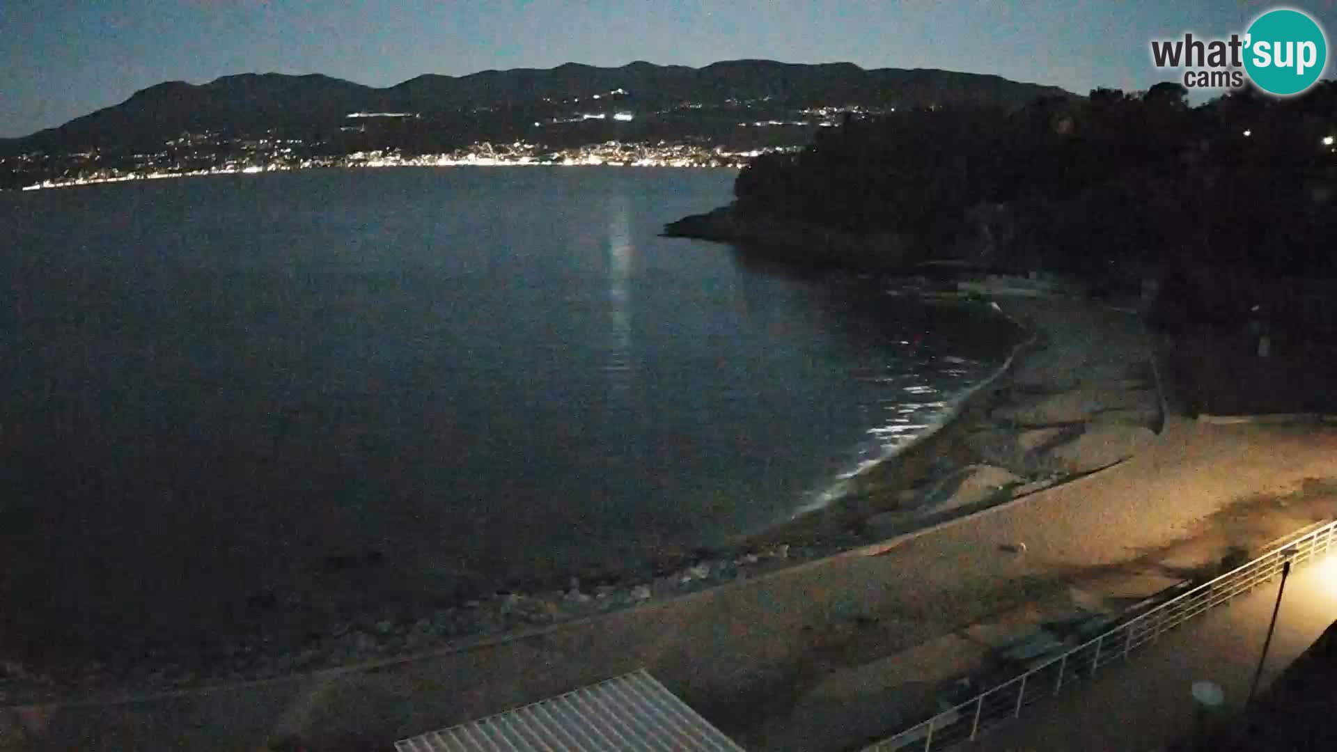 Rijeka web kamera plaža pri Bazenih Kantrida