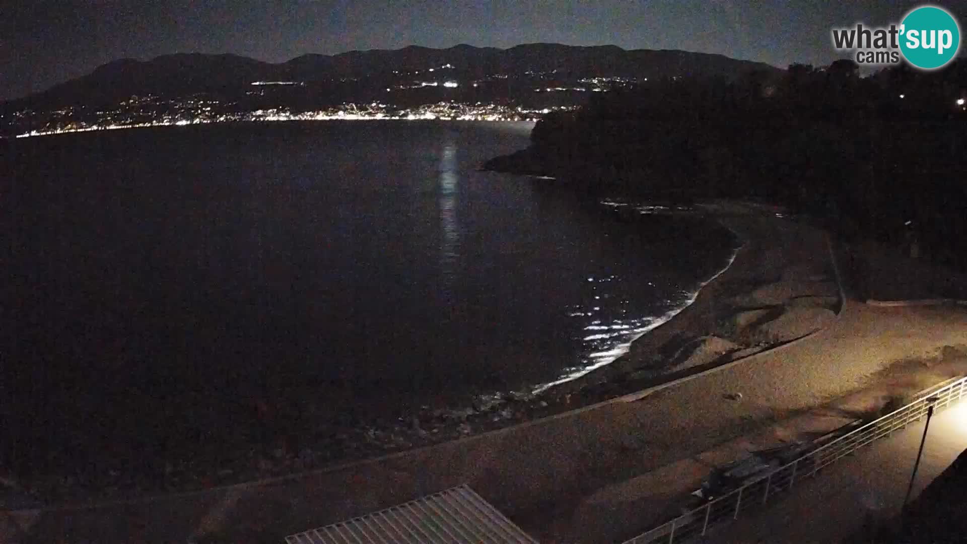 Rijeka web kamera plaža pri Bazenih Kantrida