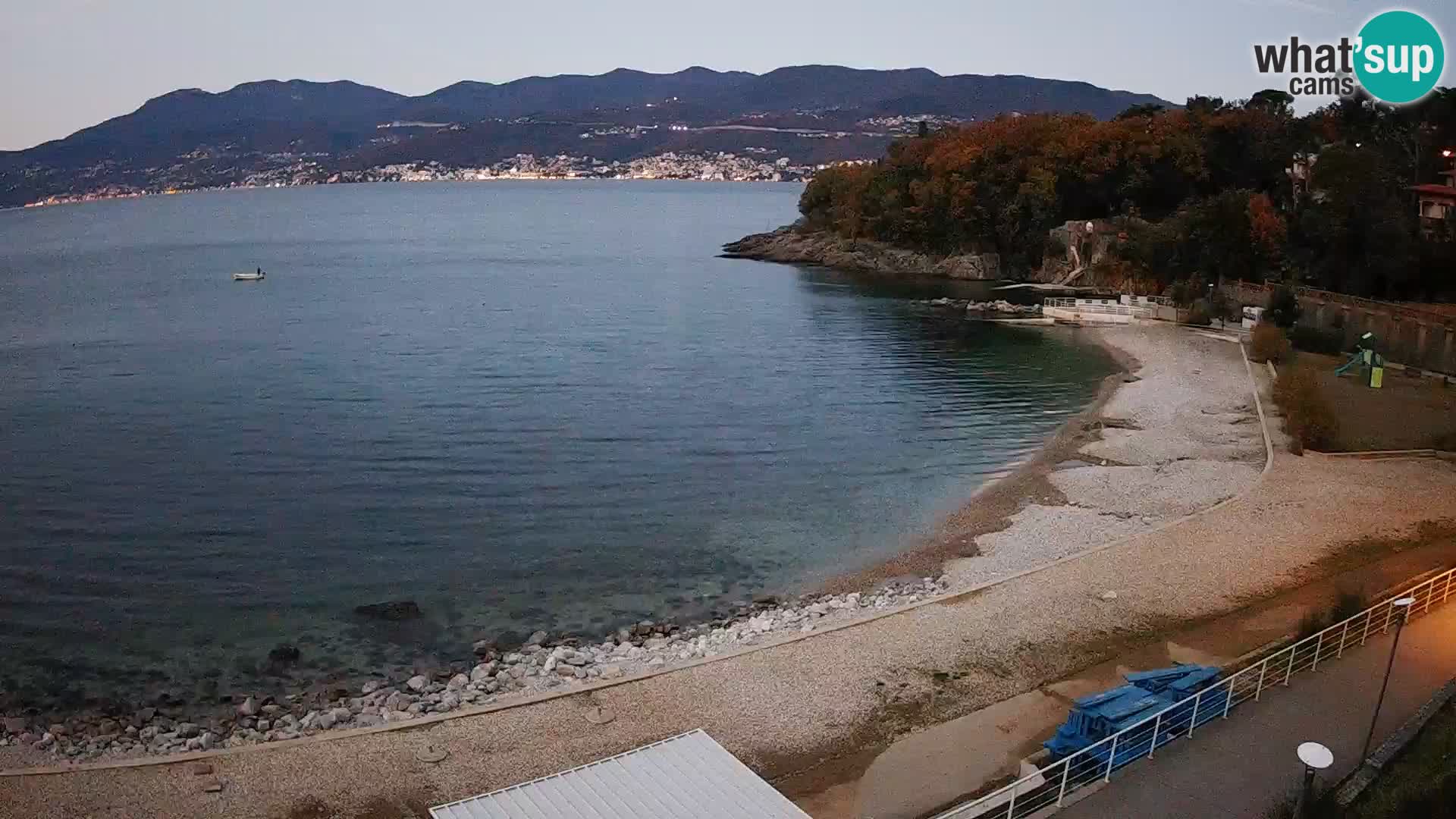 Reka Spletna kamera  plaža pri Bazenih Kantrida